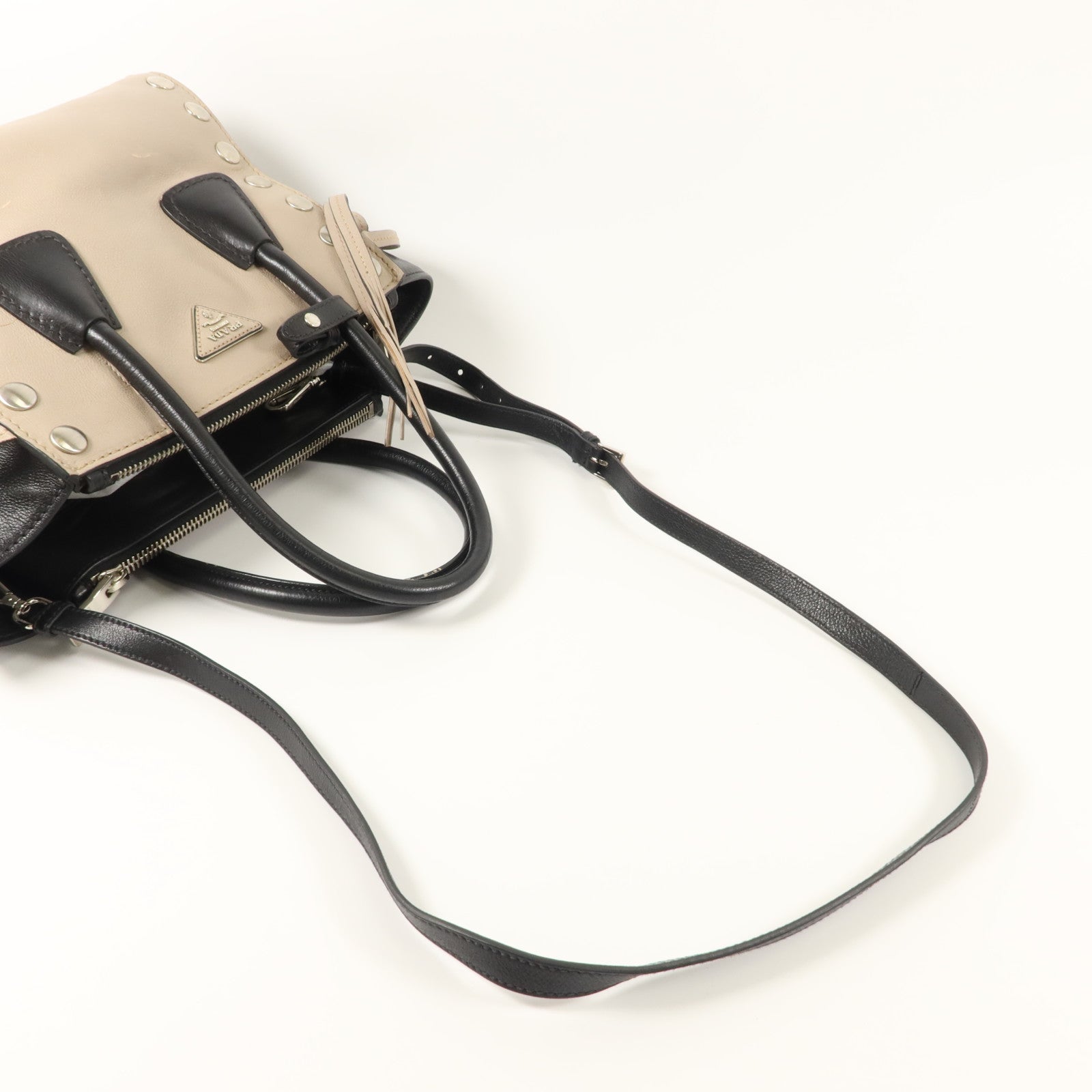 PRADA 牛皮皮革2 Way Shoulder Bag手挽肩背兩用袋