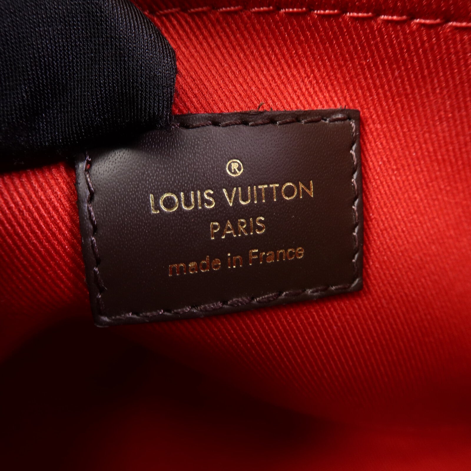 LOUIS VUITTON Damier Croisette手挽肩背兩用袋