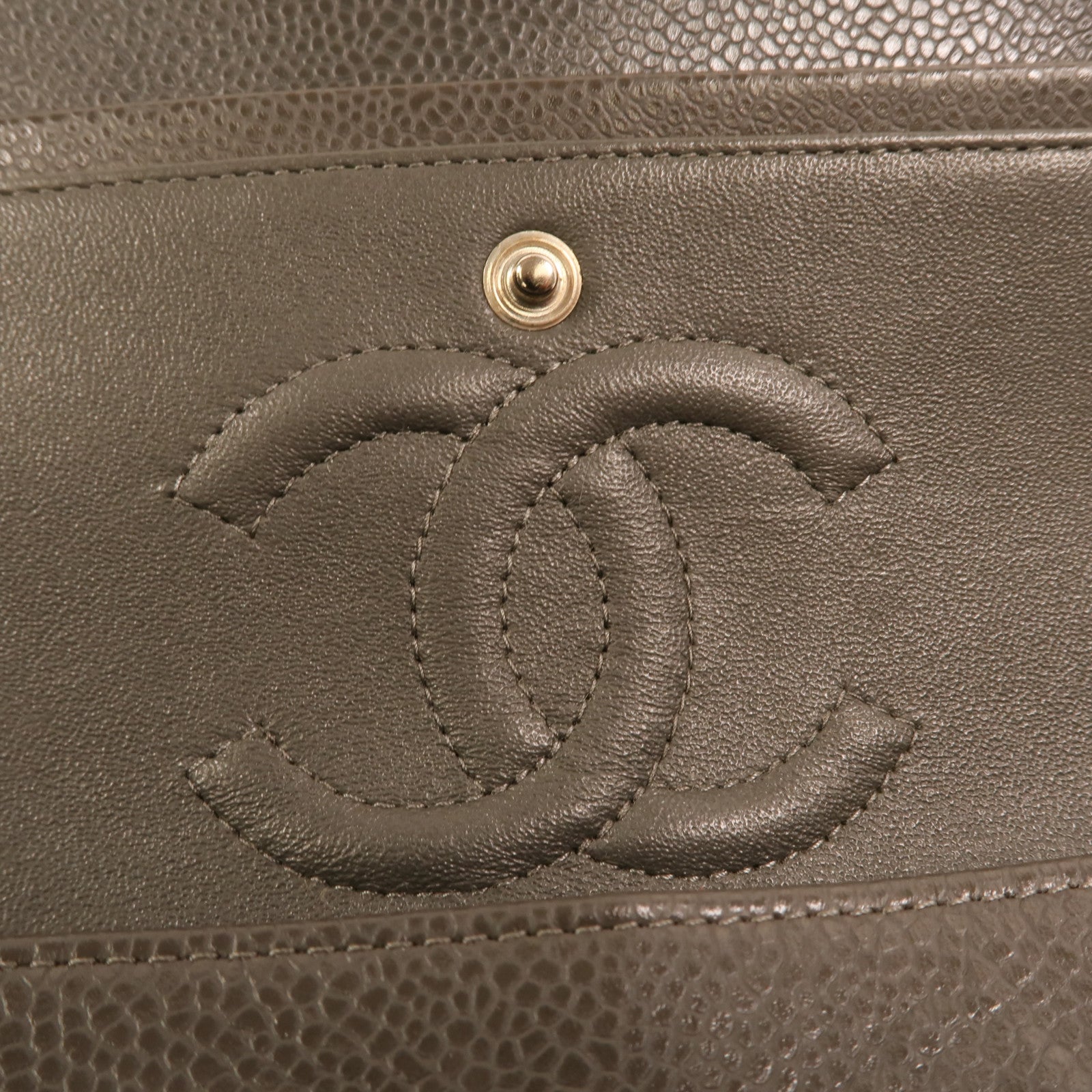 CHANEL 牛皮皮革Classic 25銀扣鏈帶肩背袋
