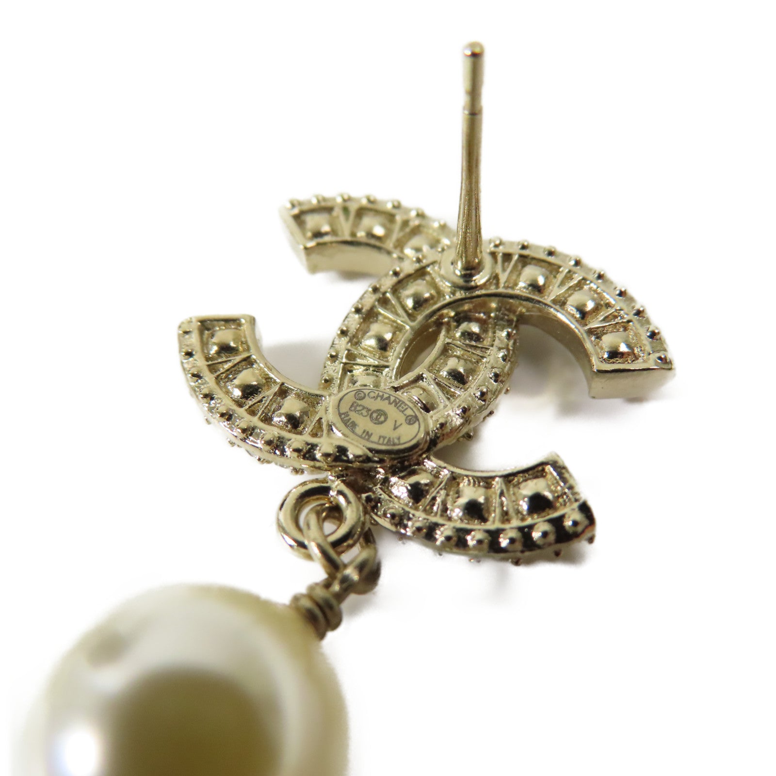 CHANEL 金屬/PVC Earrings耳環