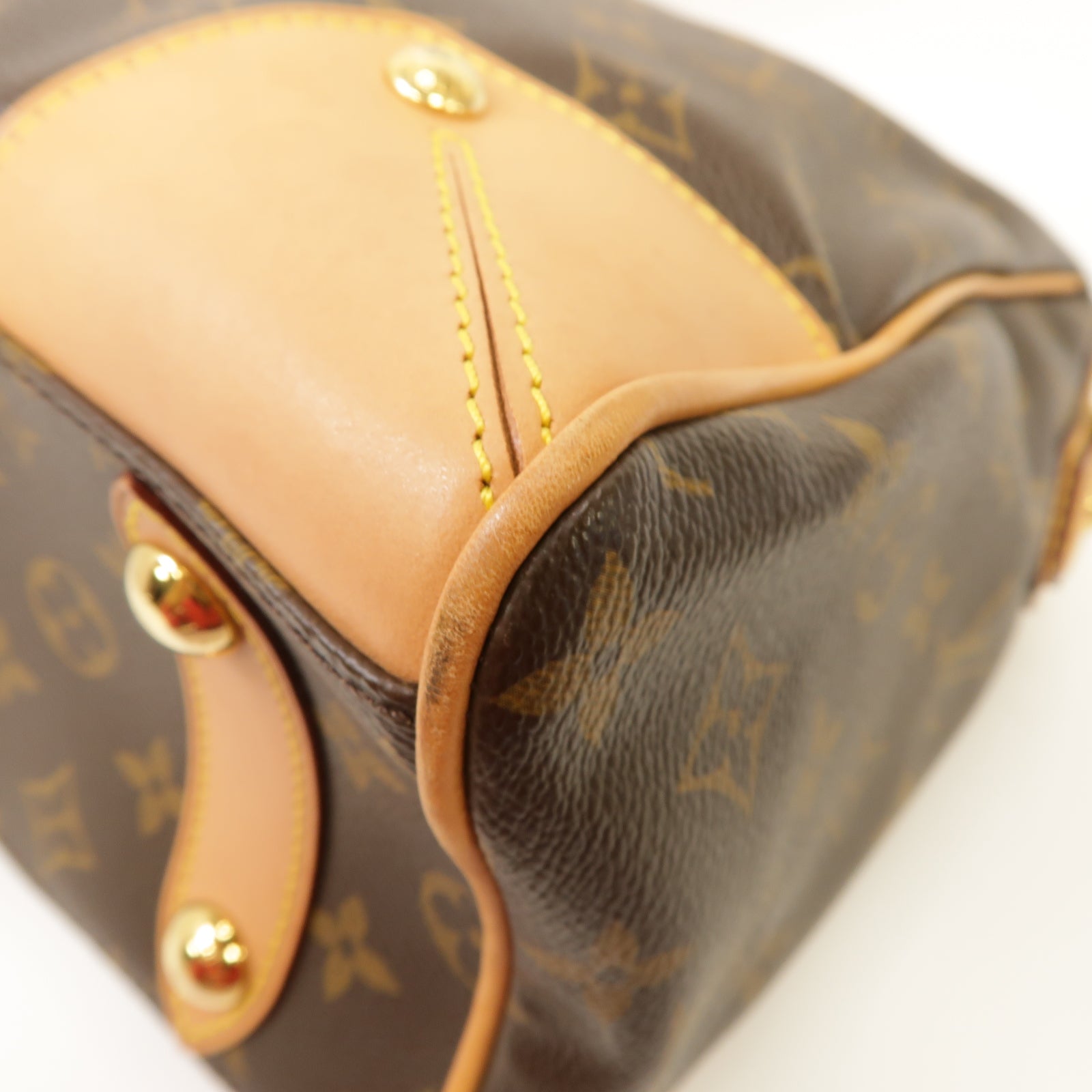 LOUIS VUITTON Monogram Retiro PM 2way Shoulder Bag金扣手挽肩背兩用袋啡色