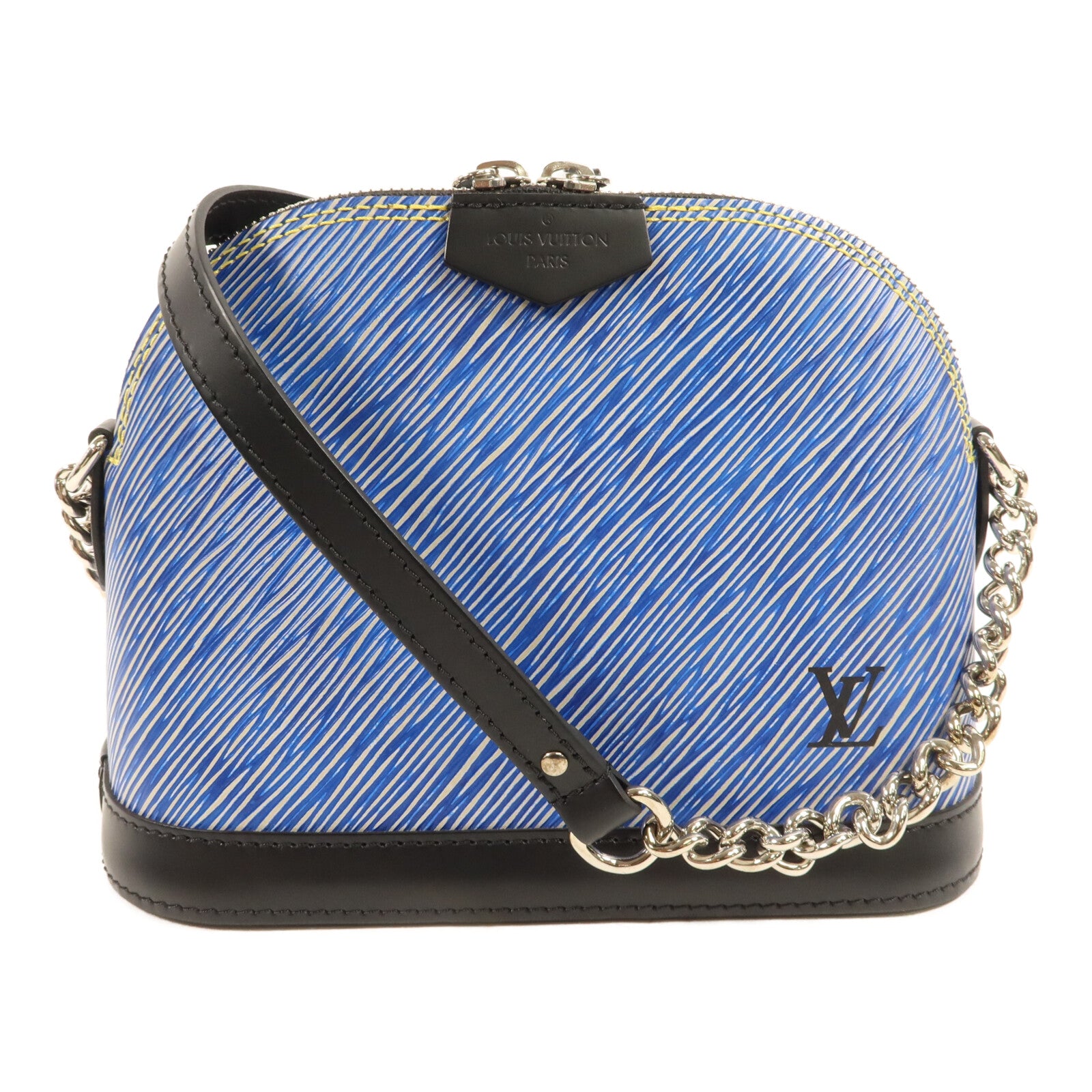 LOUIS VUITTON Epi/Denim Alma Mini鏈帶手挽袋