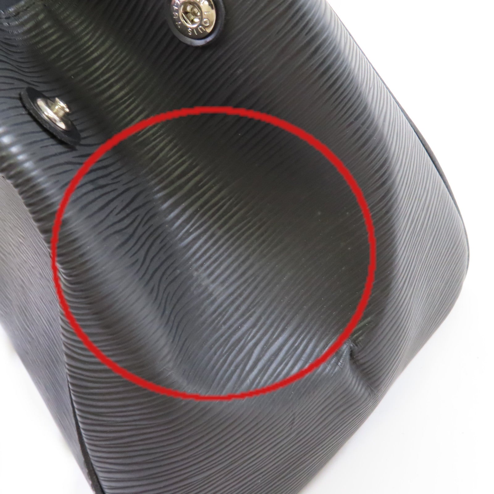 LOUIS VUITTON Epi Marly MM 2Way Shoulder Bag銀扣手挽肩背兩用袋黑色