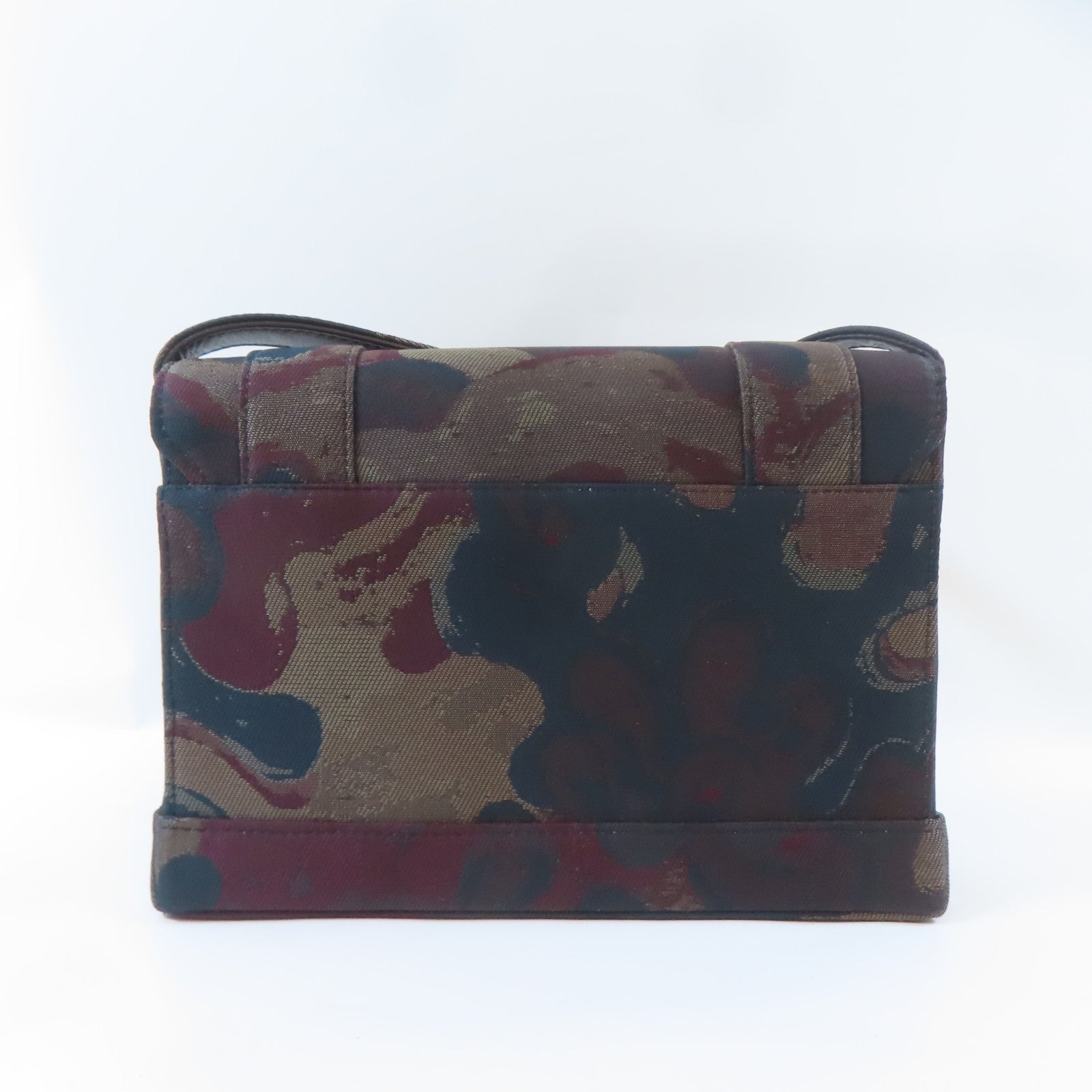 Dior 帆布Dior x Peter Doig Shoulder Bag肩背袋深藍色/深紅色/啡色