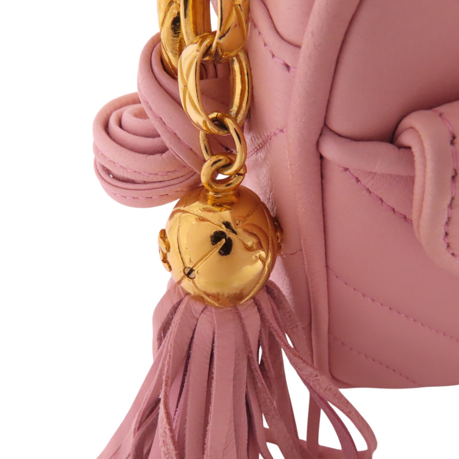 CHANEL 羊皮皮革Shoulder Bag金扣肩背袋