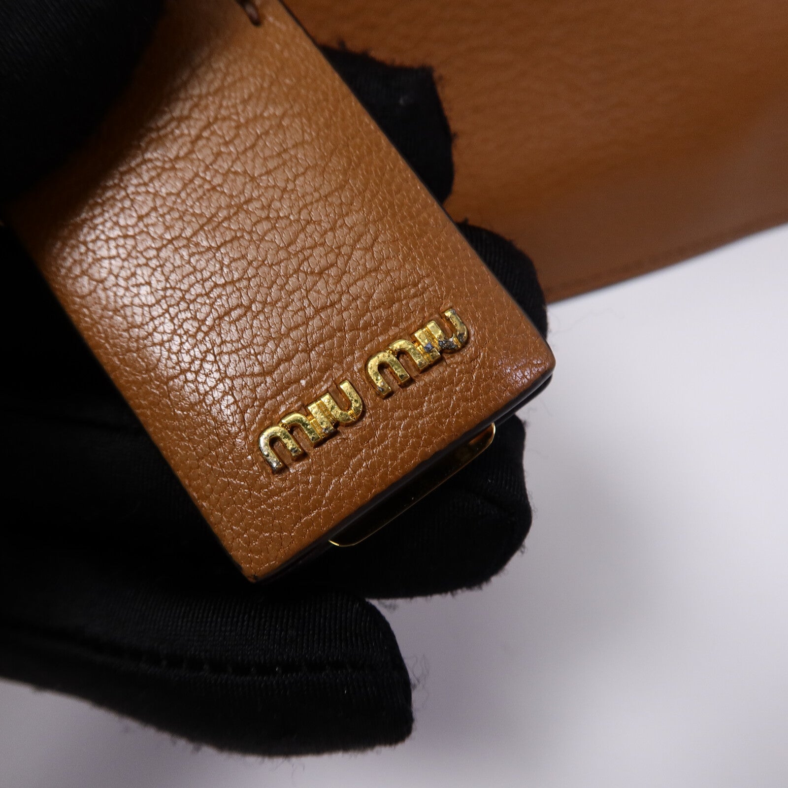 Miu Miu 牛皮皮革2 Way Shoulder Bag手挽肩背兩用袋