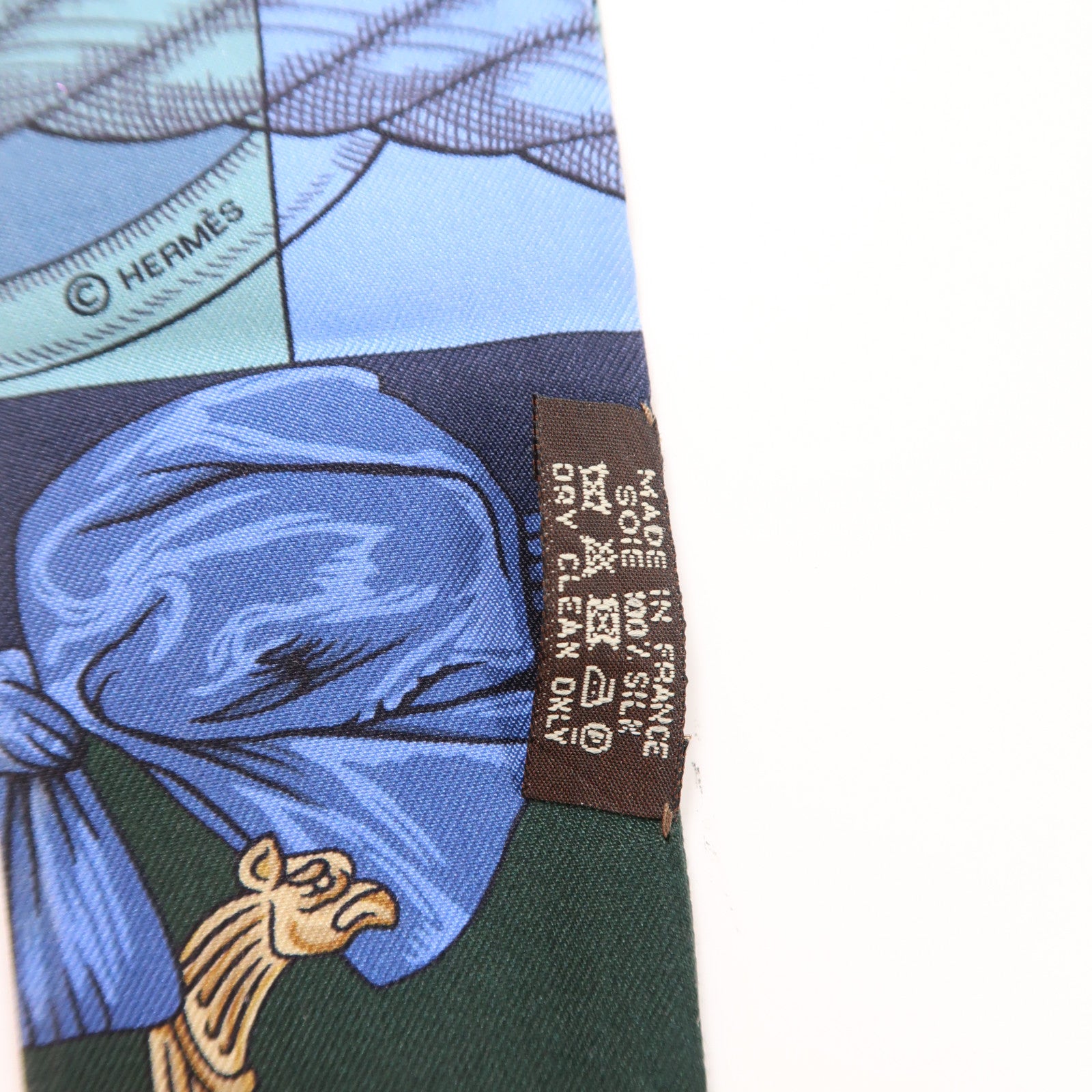 HERMES 絲質Twilly絲巾