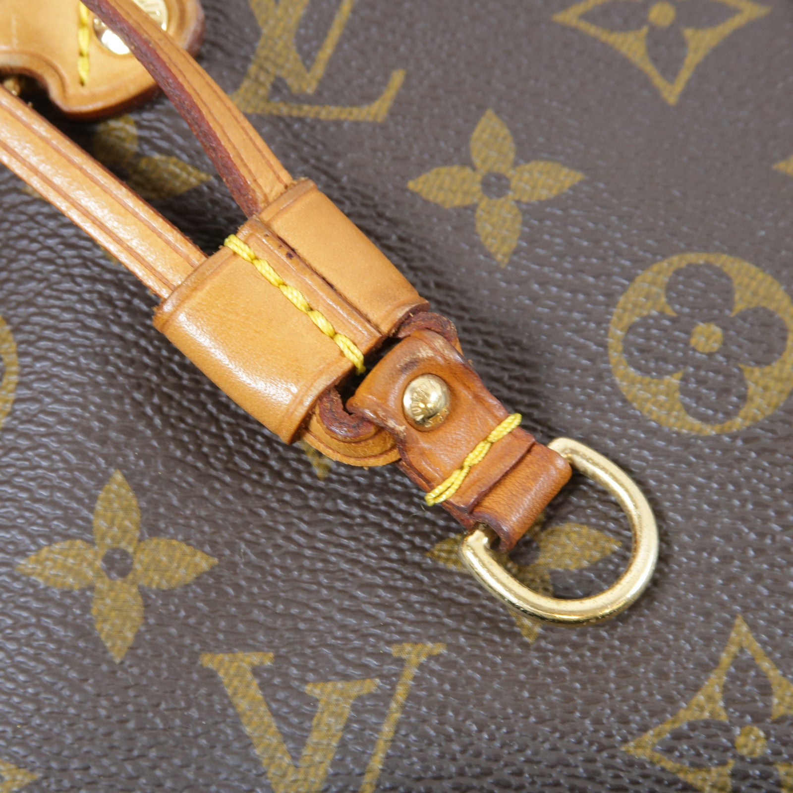 LOUIS VUITTON **【激減優惠】Monogram Neverfull GM金扣肩背袋啡色