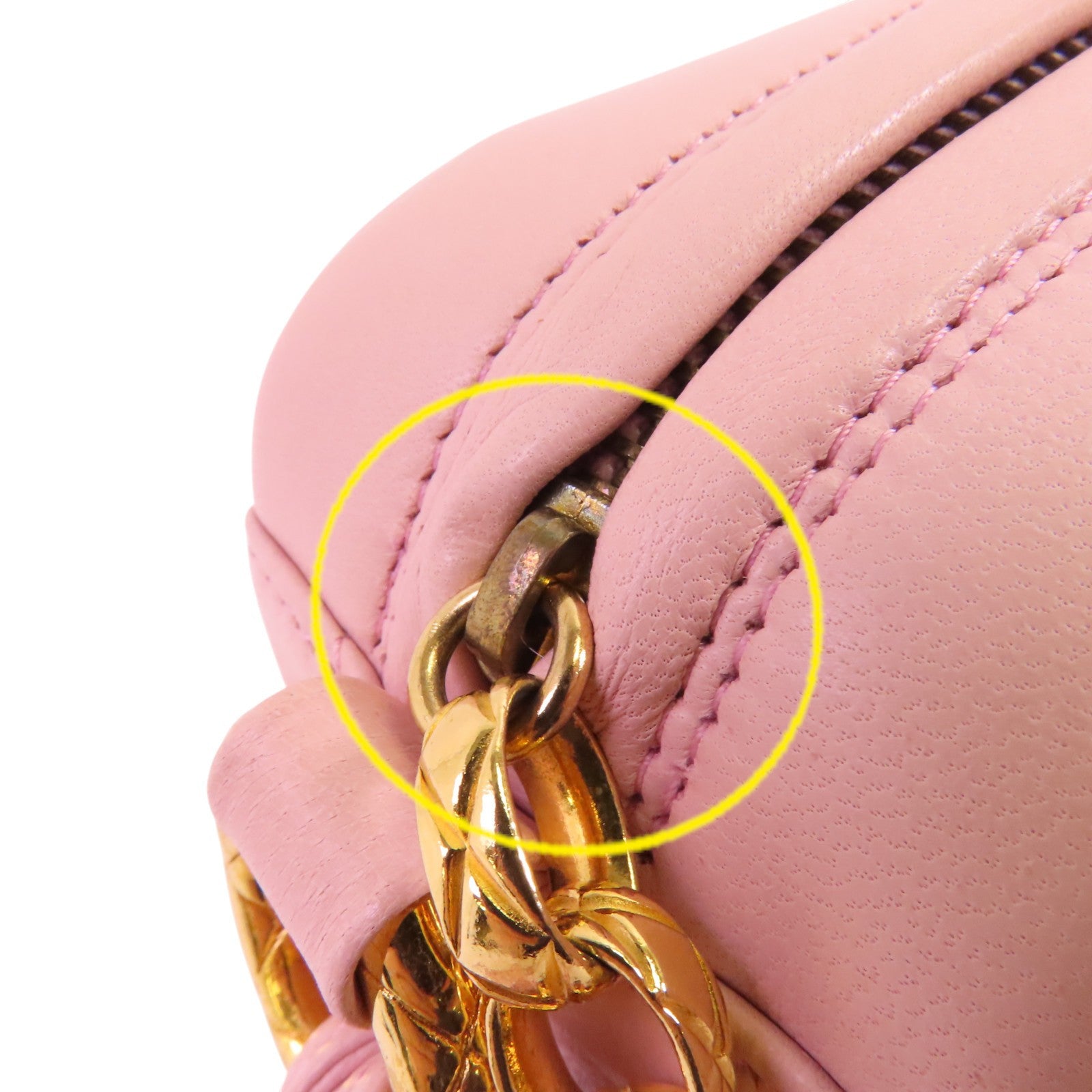 CHANEL 羊皮皮革Shoulder Bag金扣肩背袋