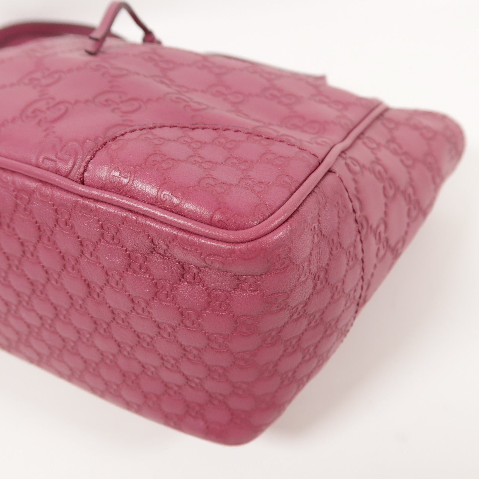 GUCCI GG GHW 2way Shoulder Bag Lather Purple