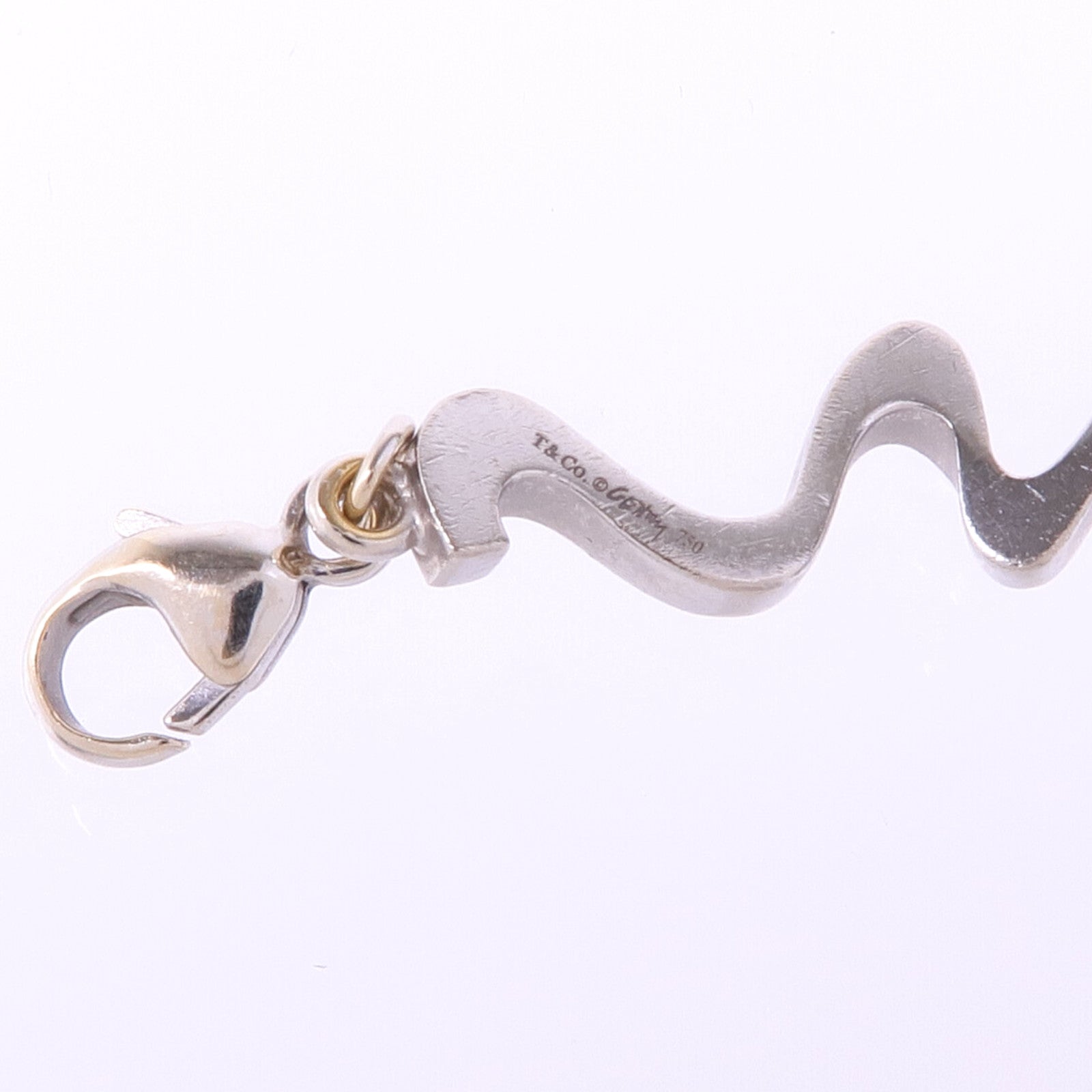 TIFFANY＆CO 18K白金Diamond Frank Gehry Bracelet鑽石手鏈