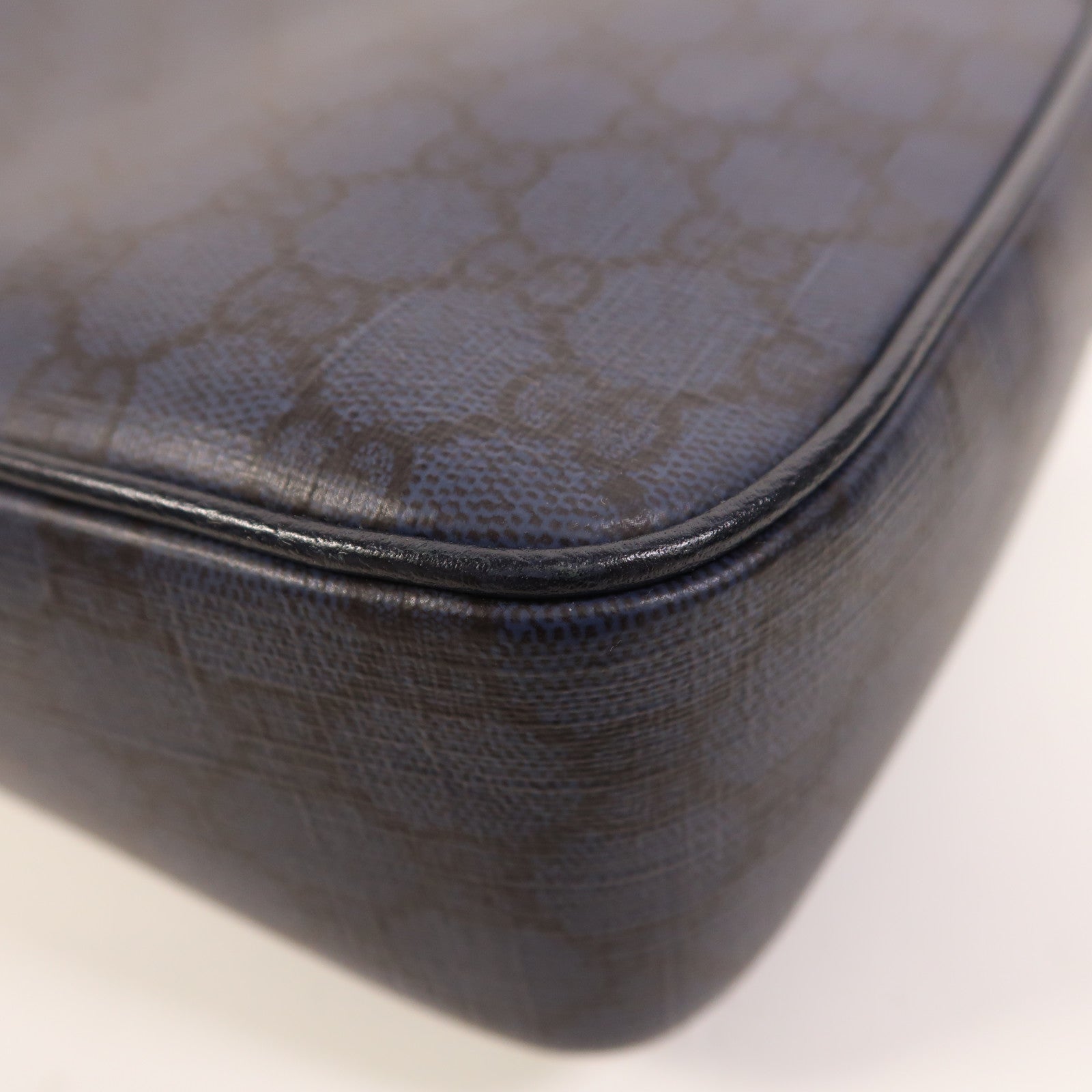 GUCCI 塗層帆布Ophidia Medium GG Briefcase銀扣手挽肩背兩用袋