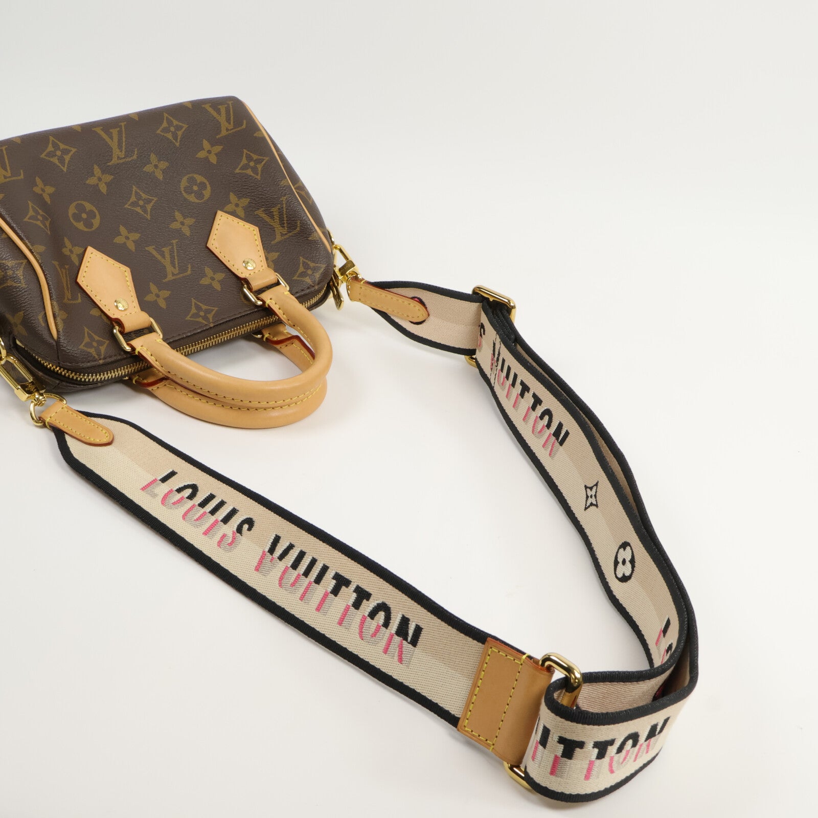 LOUIS VUITTON Monogram Speedy Bandouliere 20手挽肩背兩用袋