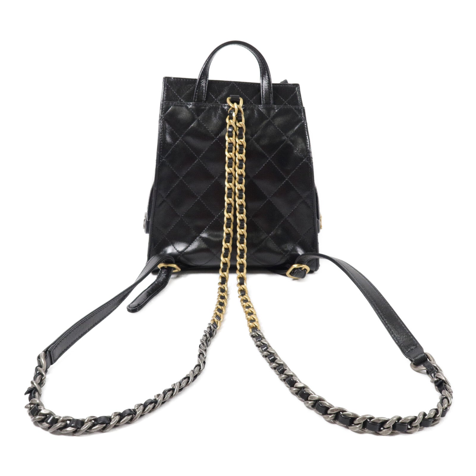 CHANEL 牛皮皮革Chanel 25 Backpack Medium鏈帶背包