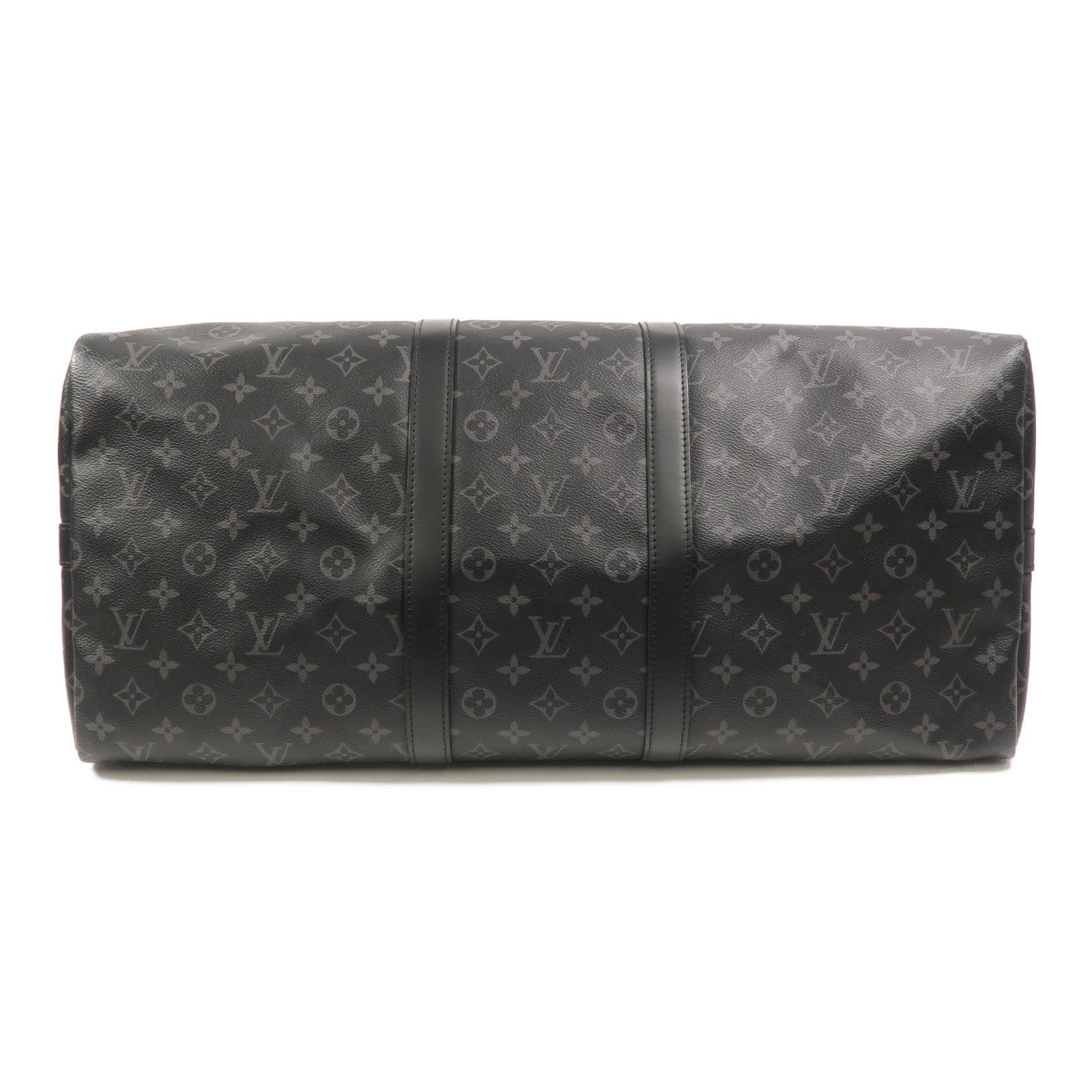 LOUIS VUITTON Monogram Eclipse Keepall Bandouliere 55手挽肩背兩用袋