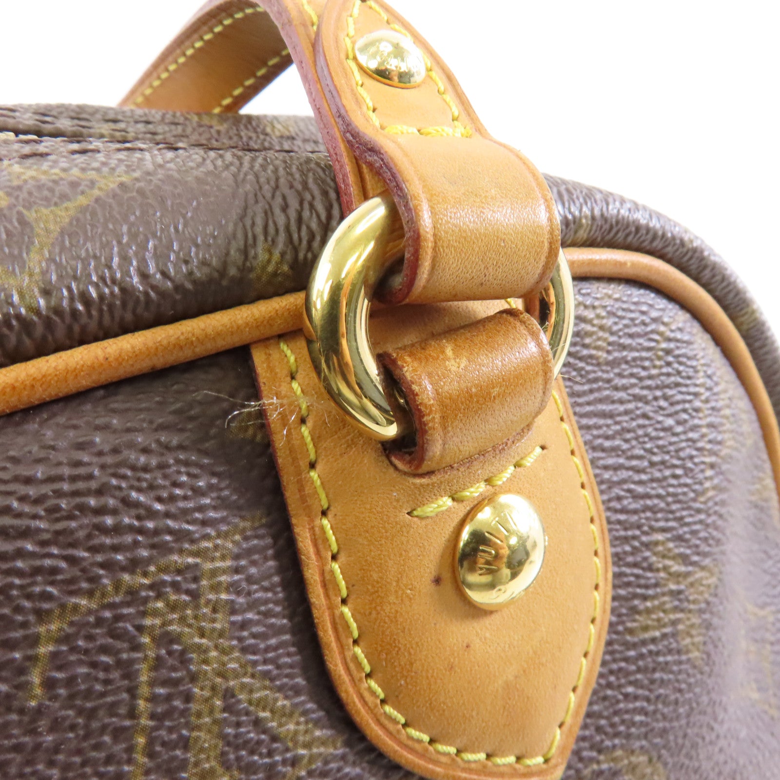 LOUIS VUITTON 【激減優惠】Monogram Montorgueil PM金扣肩背袋啡色