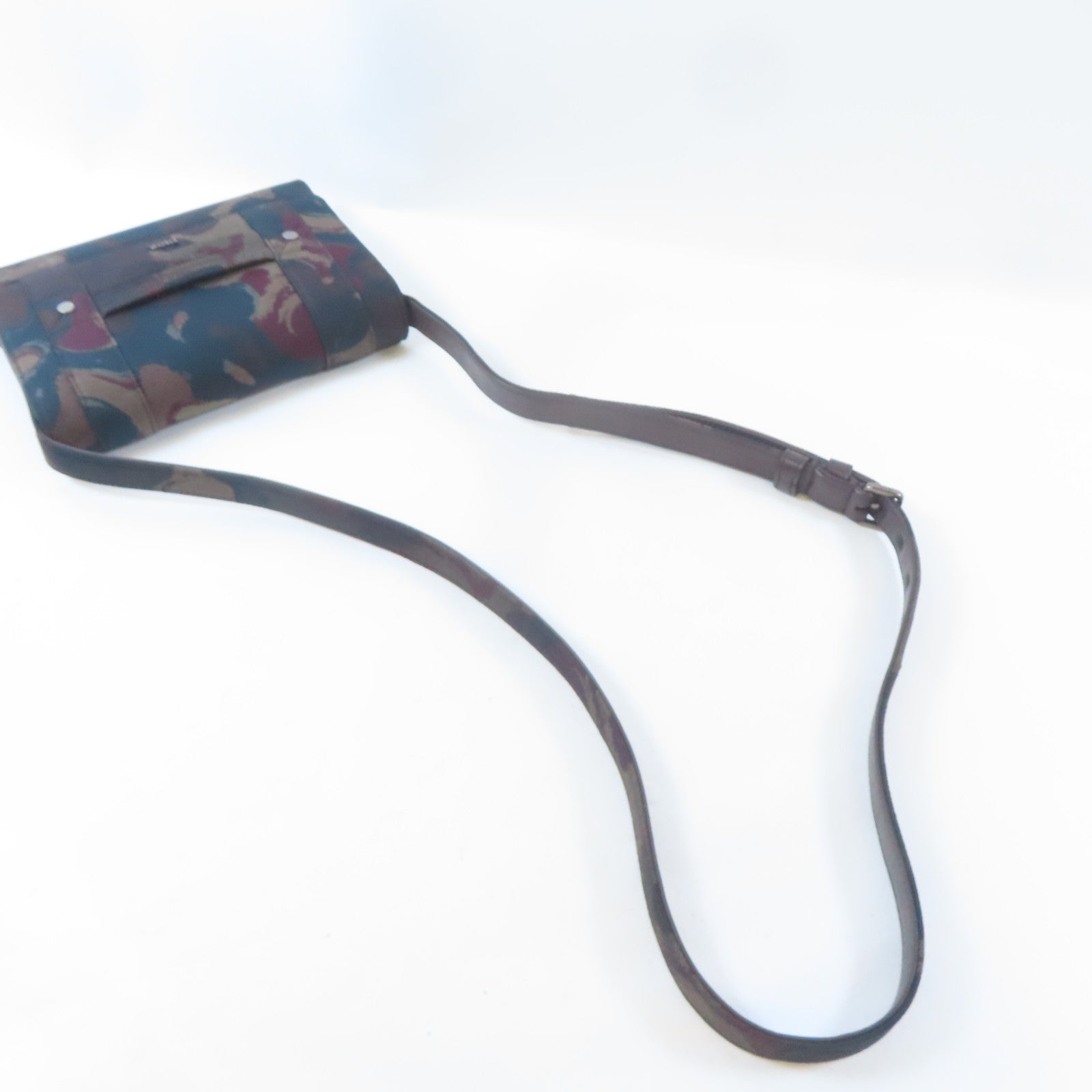 Dior 帆布Dior x Peter Doig Shoulder Bag肩背袋深藍色/深紅色/啡色