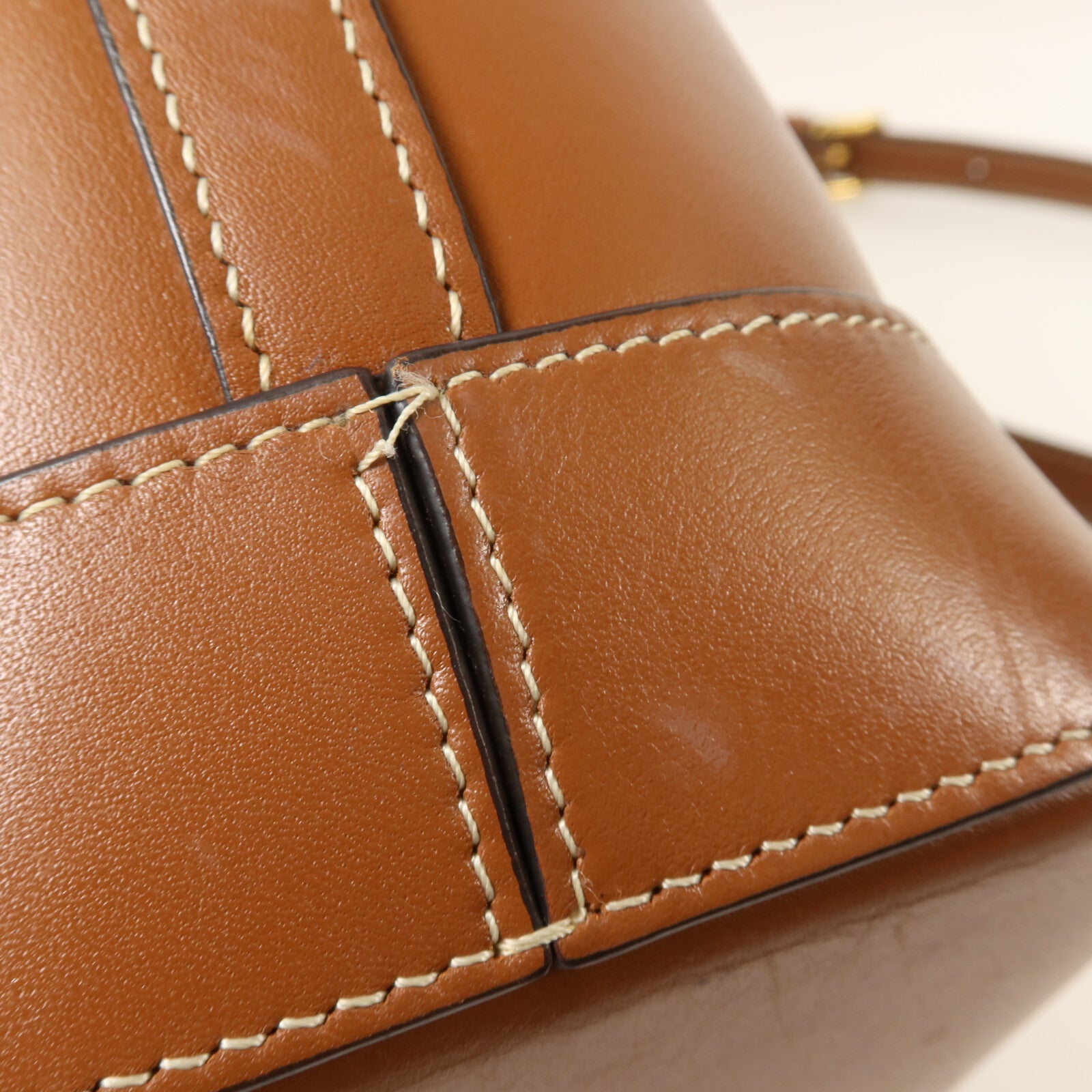 CELINE 牛皮皮革Small Bucket Cuir Triomphe肩背袋