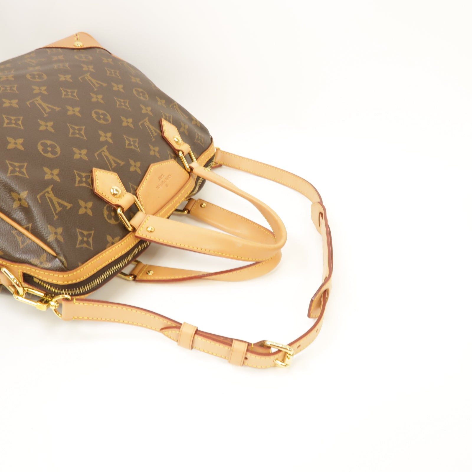 LOUIS VUITTON Monogram Retiro PM 2way Shoulder Bag金扣手挽肩背兩用袋啡色