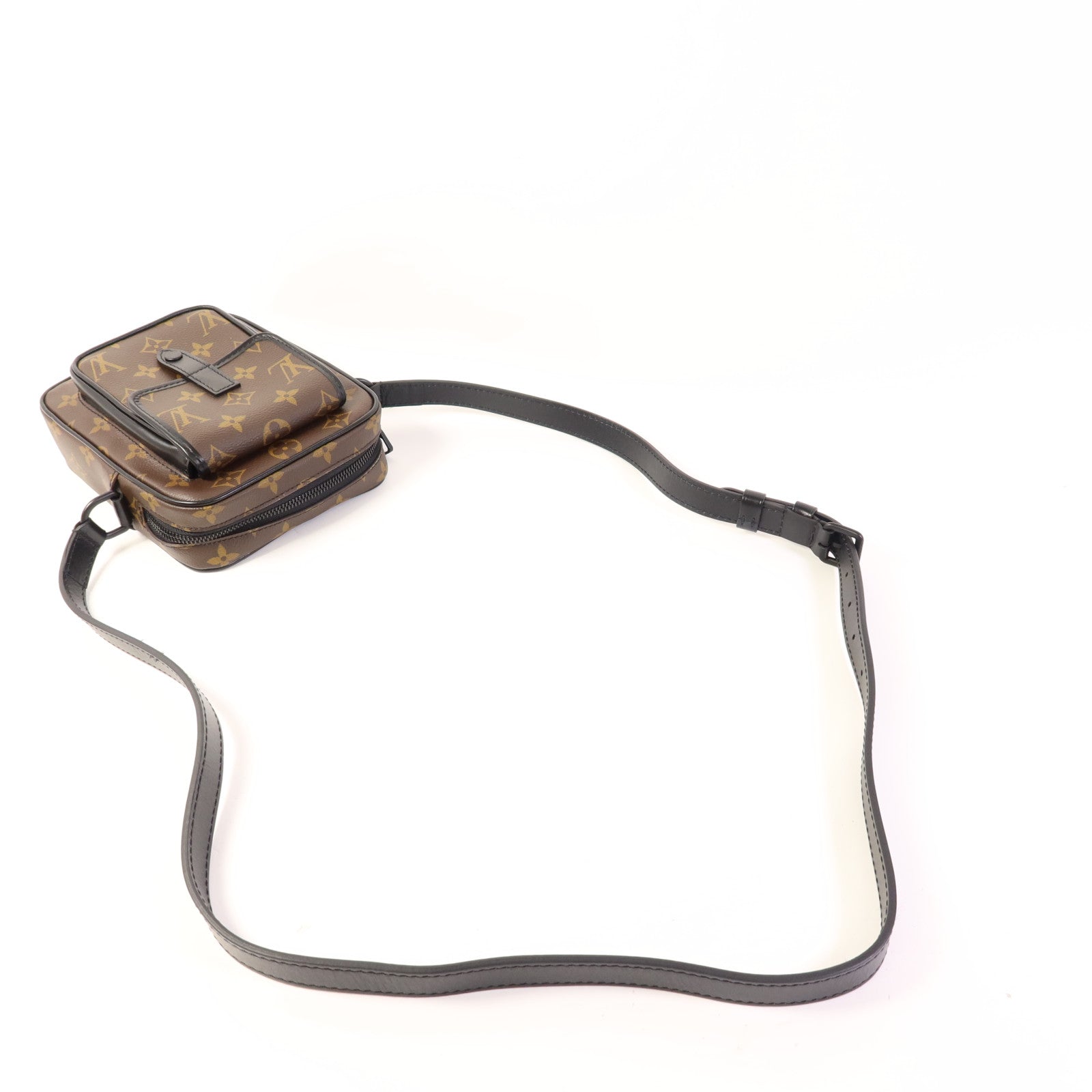 LOUIS VUITTON Monogram Macassar Christopher Wearable Wallet肩背袋