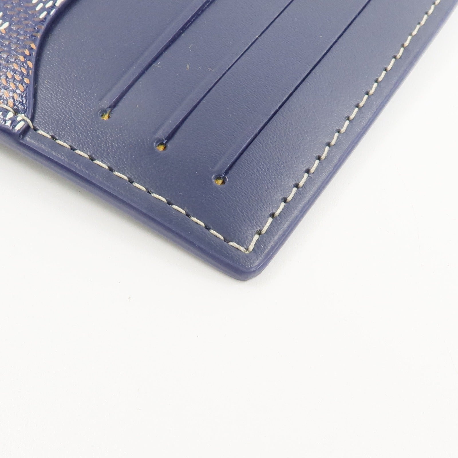 GOYARD 塗層帆布/牛皮皮革Bourbon Zipped卡片套