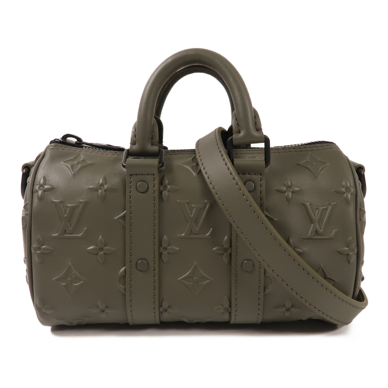 LOUIS VUITTON 牛皮皮革Keepall Xs手挽肩背兩用袋