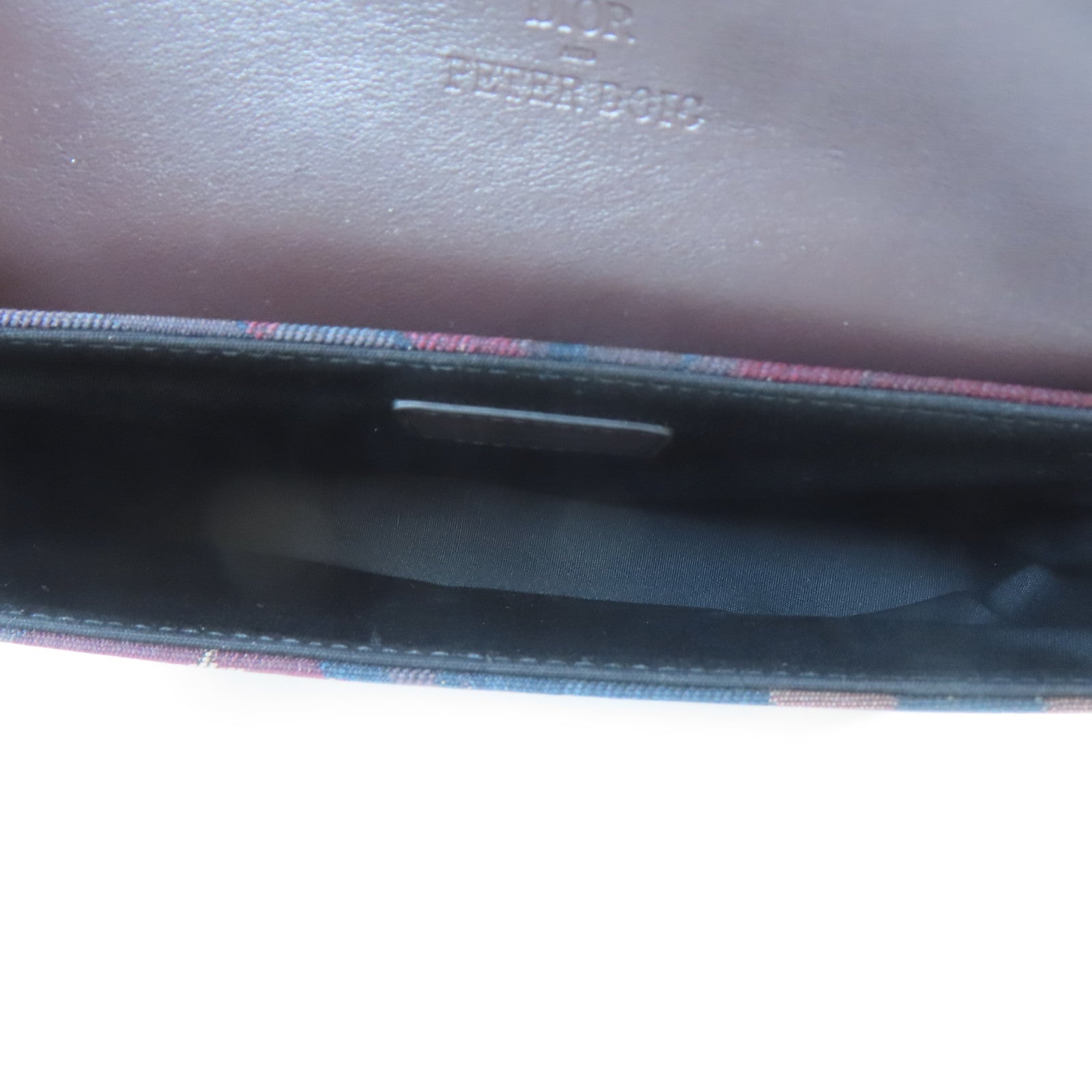Dior 帆布Dior x Peter Doig Shoulder Bag肩背袋深藍色/深紅色/啡色