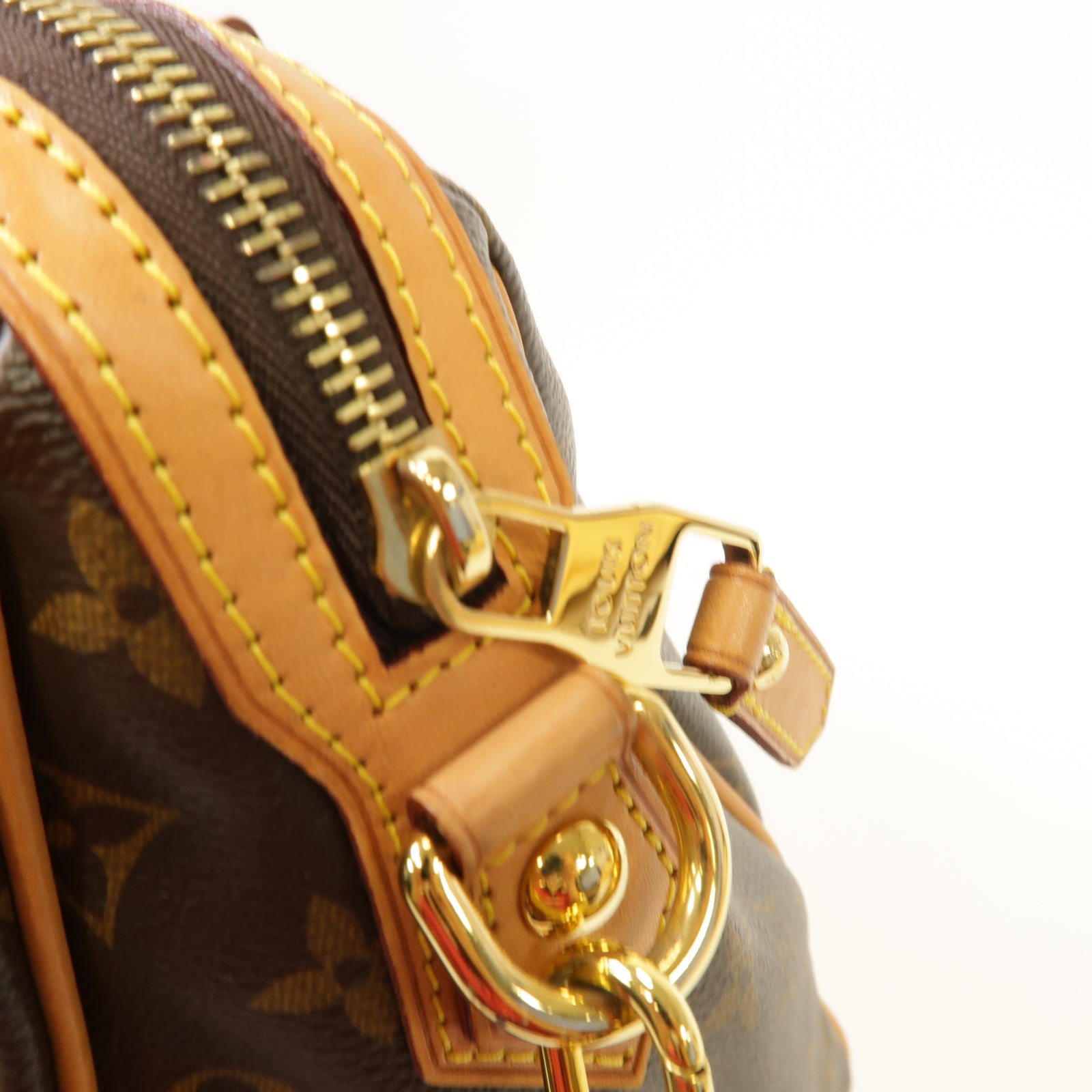 LOUIS VUITTON Monogram Retiro PM 2way Shoulder Bag金扣手挽肩背兩用袋啡色