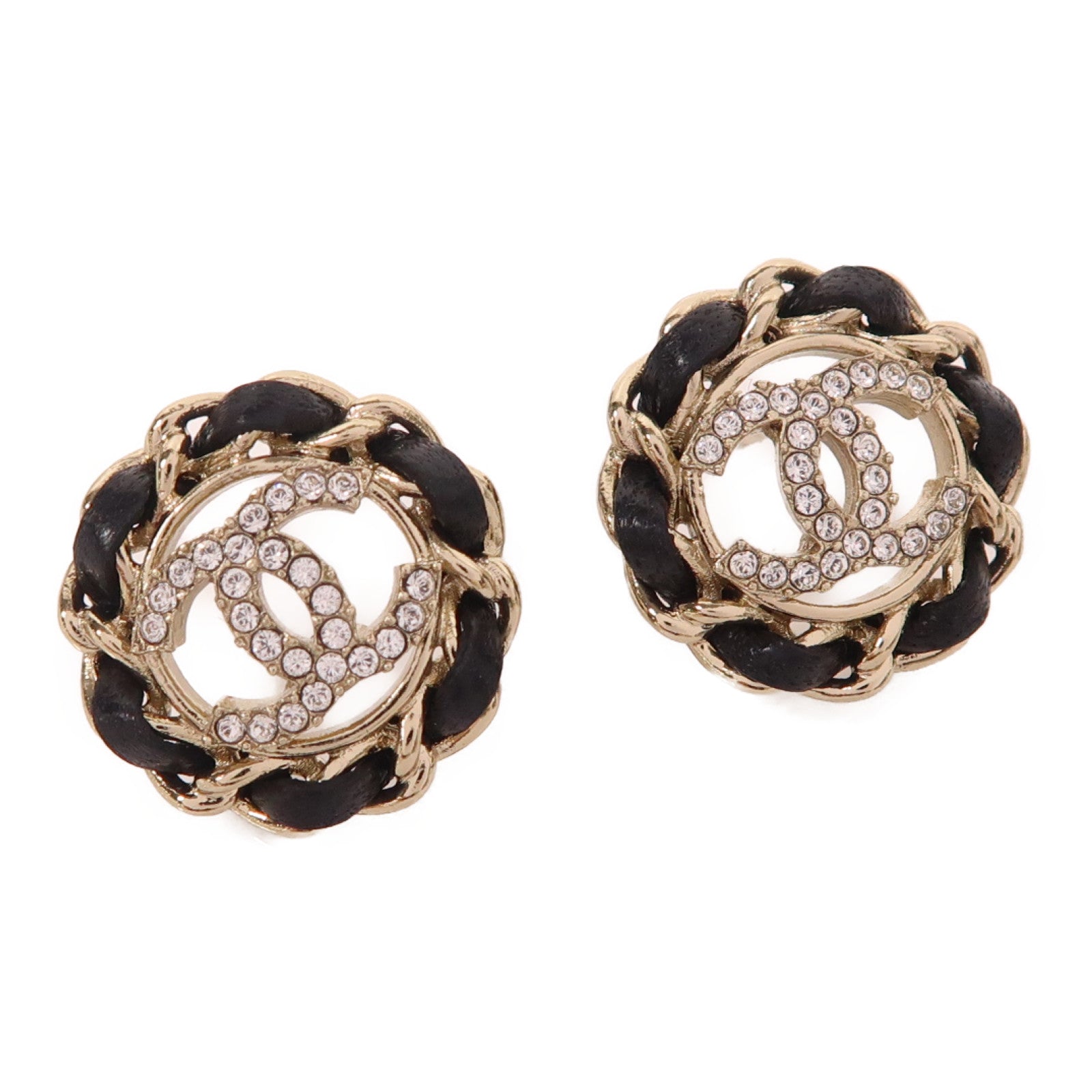 CHANEL 金屬Earrings耳環金色