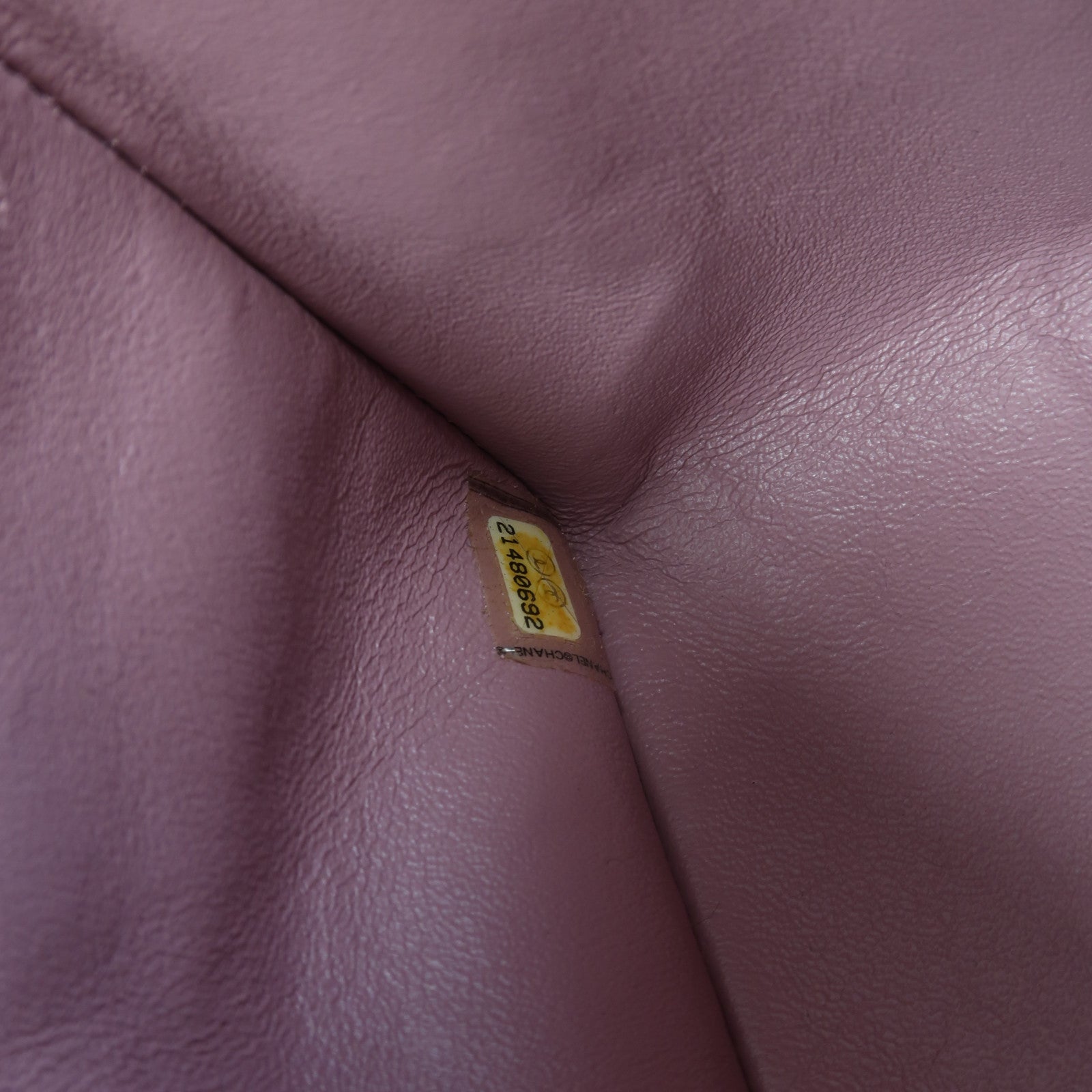 CHANEL 【激減優惠】菱格Caviar皮革Classic Double Flap Bag Jumbo銀扣鏈帶肩背袋紫色