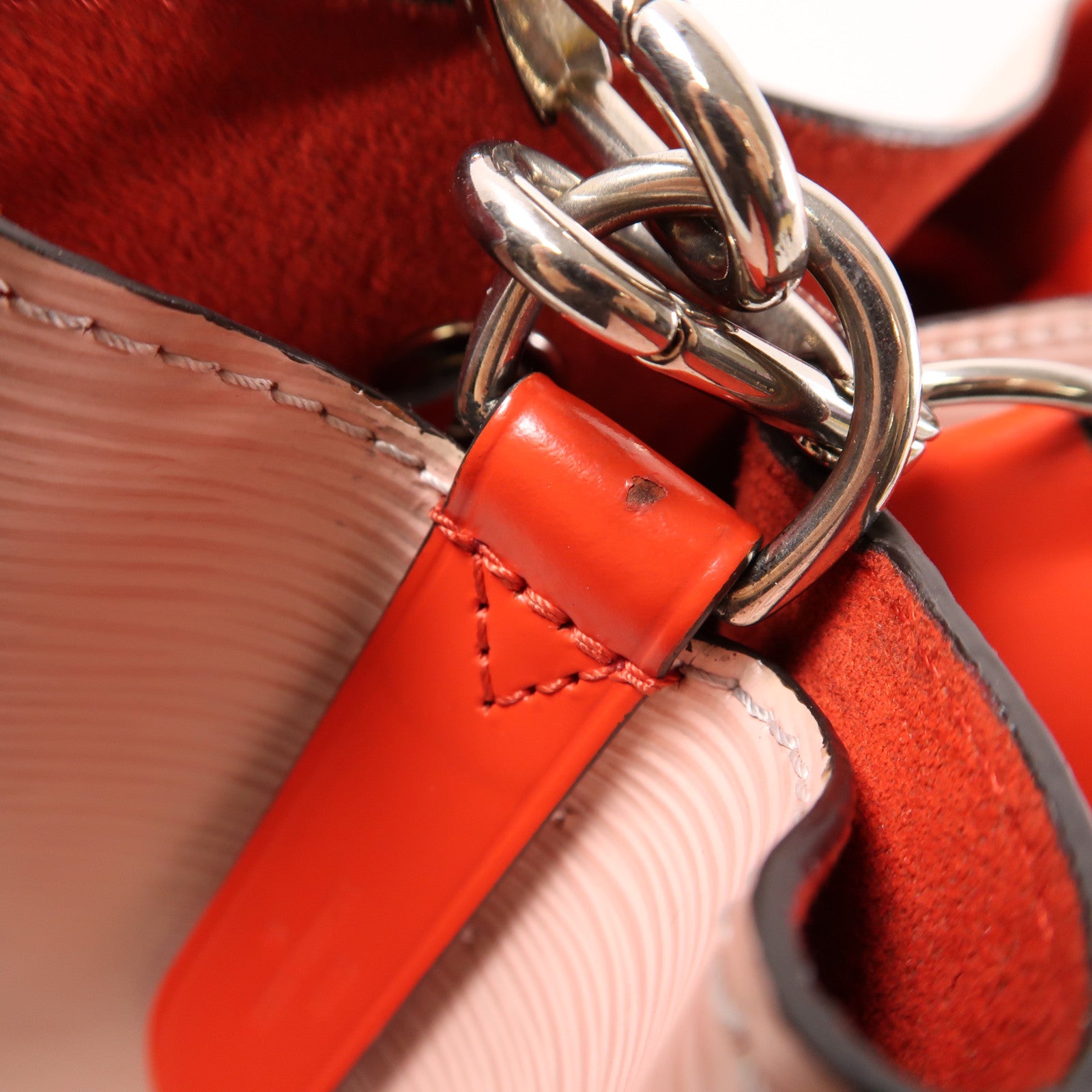 LOUIS VUITTON Epi Neo Noe BB銀扣手挽肩背兩用袋粉紅色/Rose Ballerine