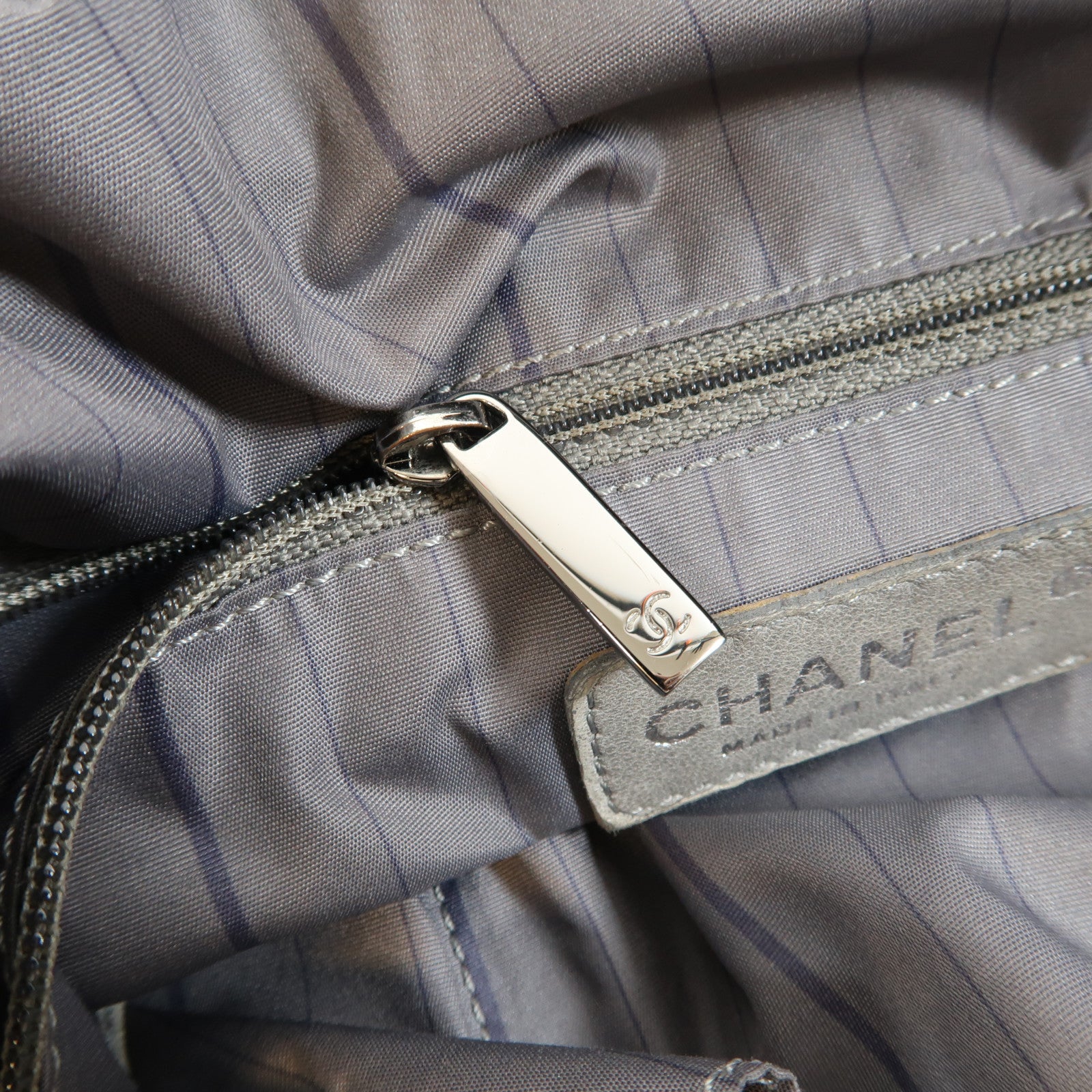 CHANEL 【激減優惠】羊皮皮革Shoulder Bag銀扣鏈帶肩背袋黑色