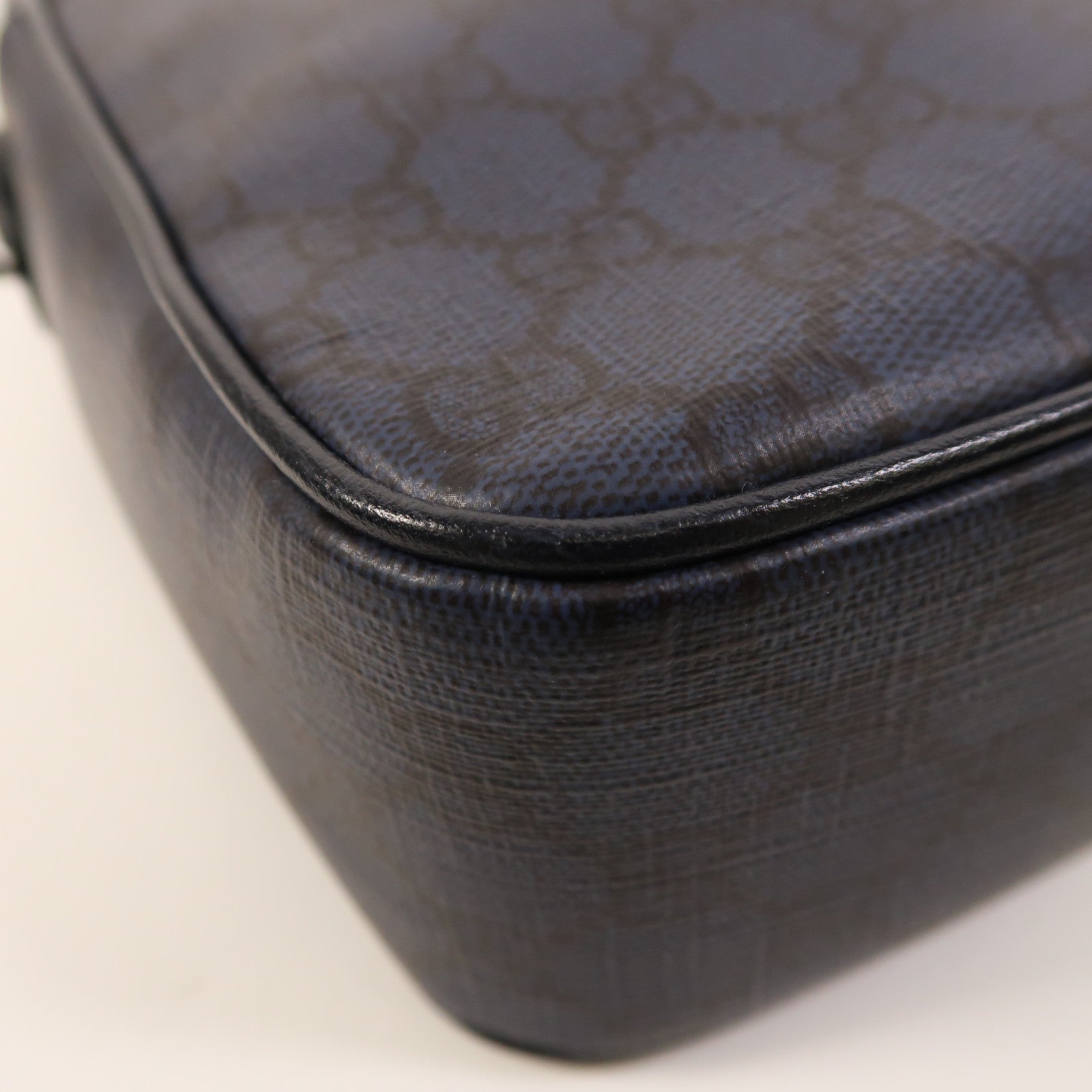 GUCCI 塗層帆布Ophidia Medium GG Briefcase銀扣手挽肩背兩用袋