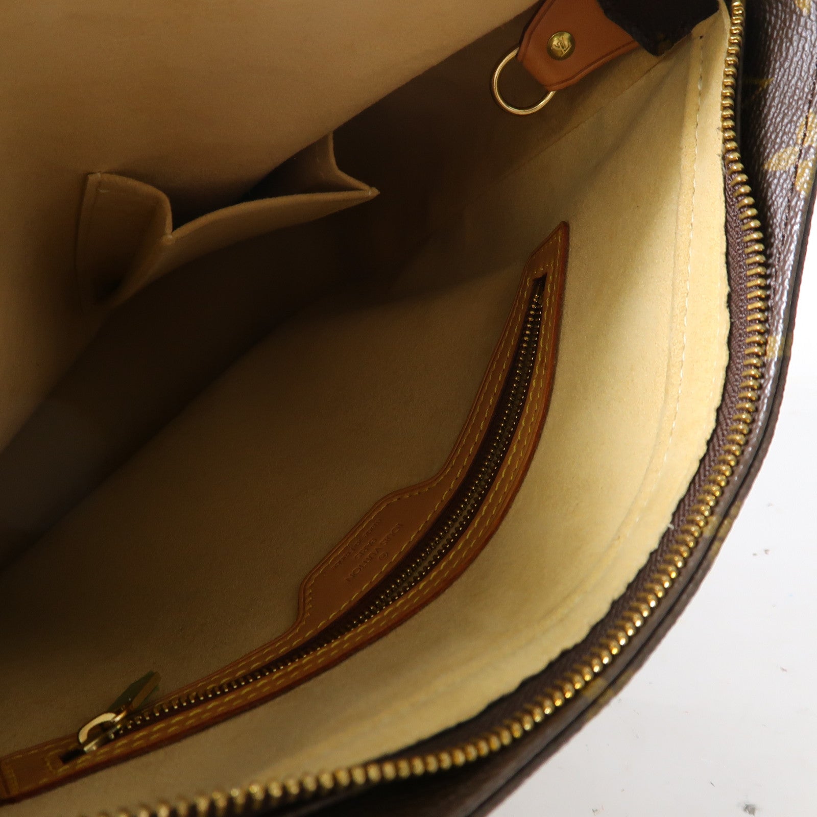 LOUIS VUITTON Monogram Looping GM金扣肩背袋啡色