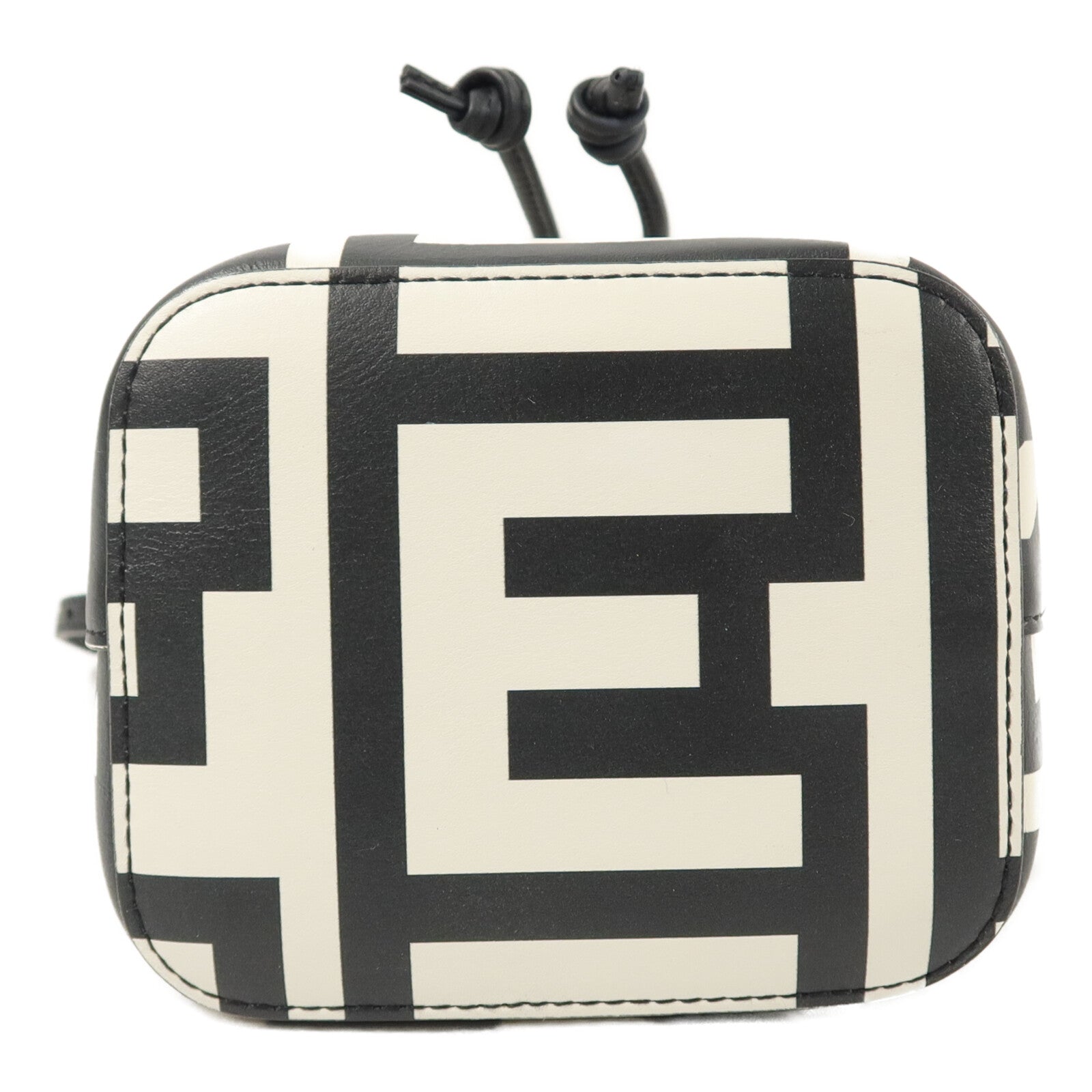 FENDI 牛皮皮革Mini Mon Tresor手挽肩背兩用袋