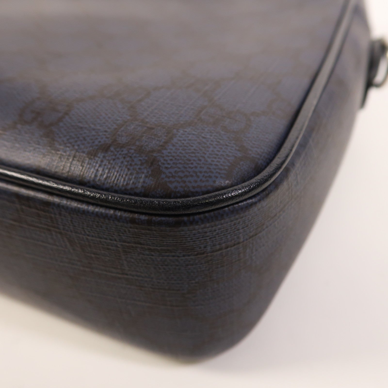 GUCCI 塗層帆布Ophidia Medium GG Briefcase銀扣手挽肩背兩用袋