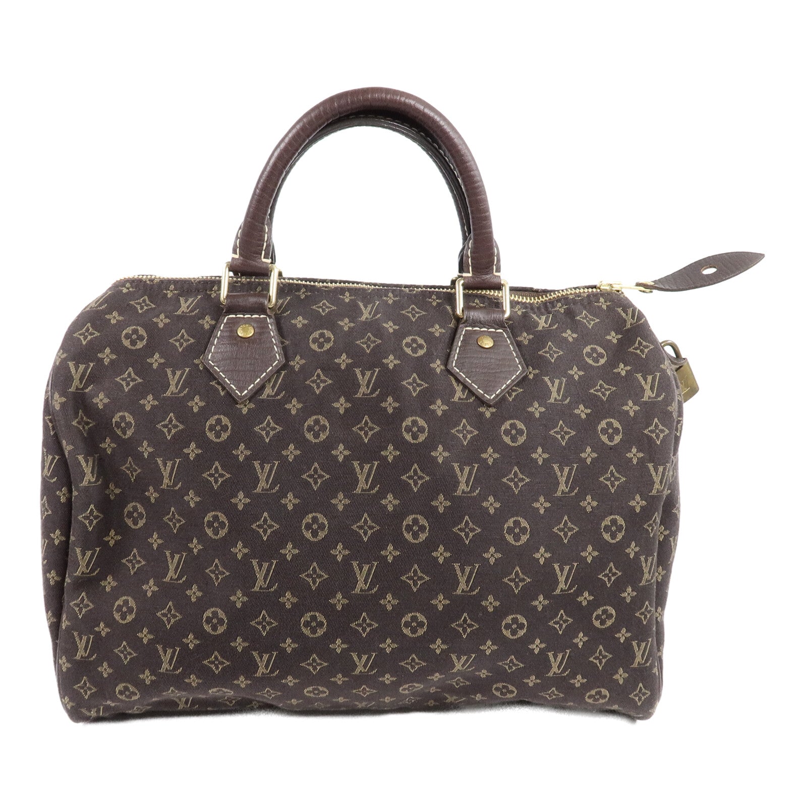 LOUIS VUITTON Monogram Mini Lin Speedy 30手挽袋