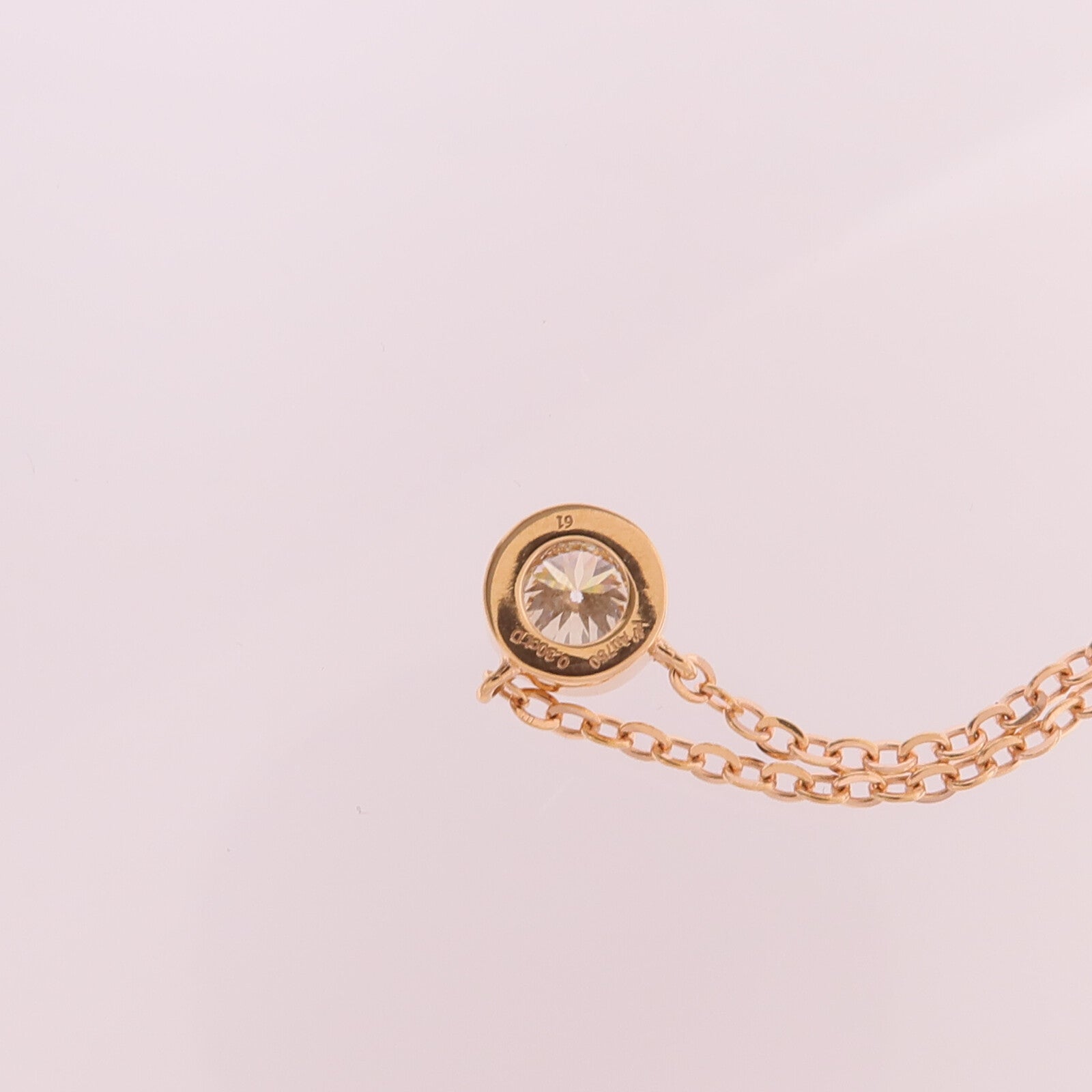 JEWELRY 18K玫瑰金Diamond Necklace鑽石項鍊