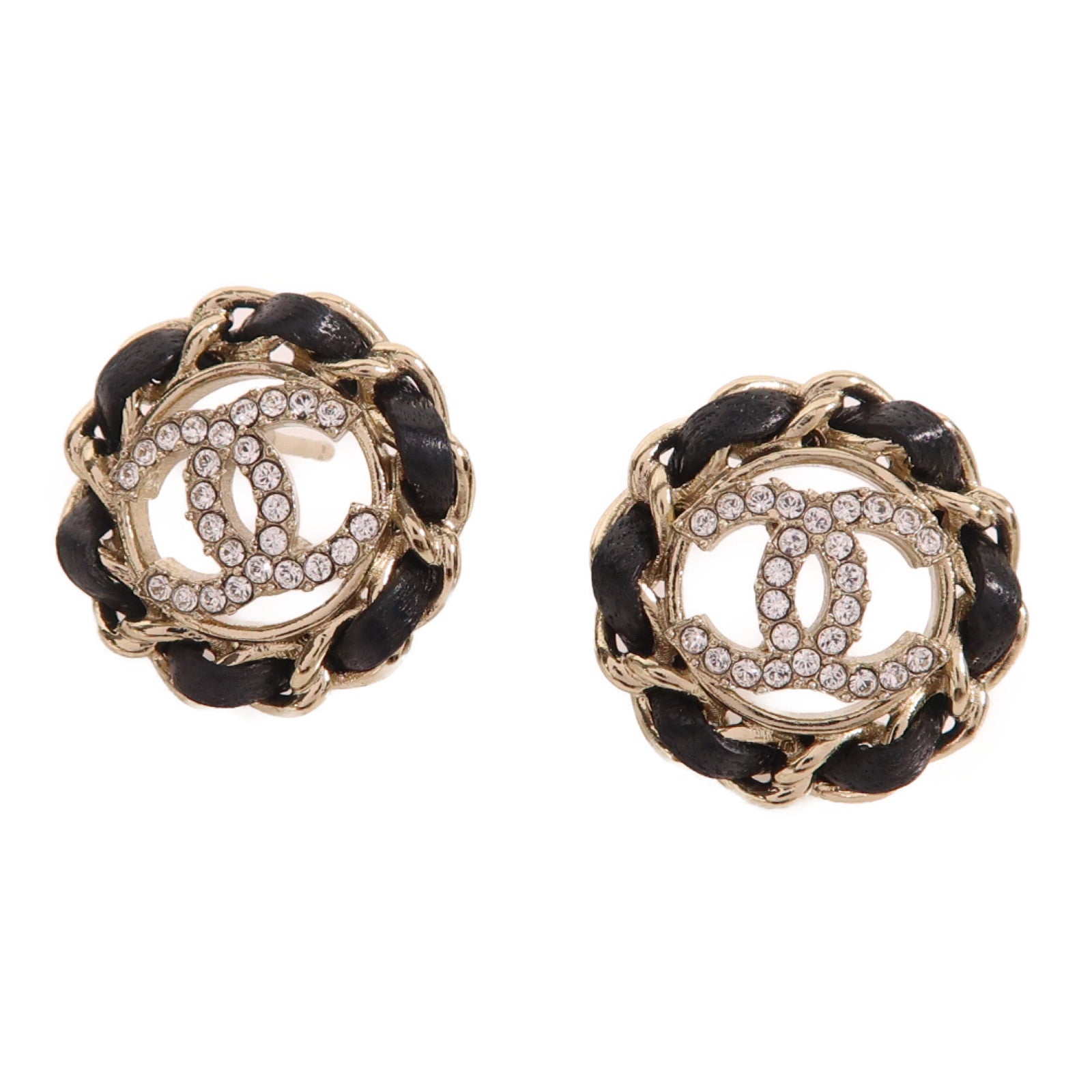 CHANEL 金屬Earrings耳環金色