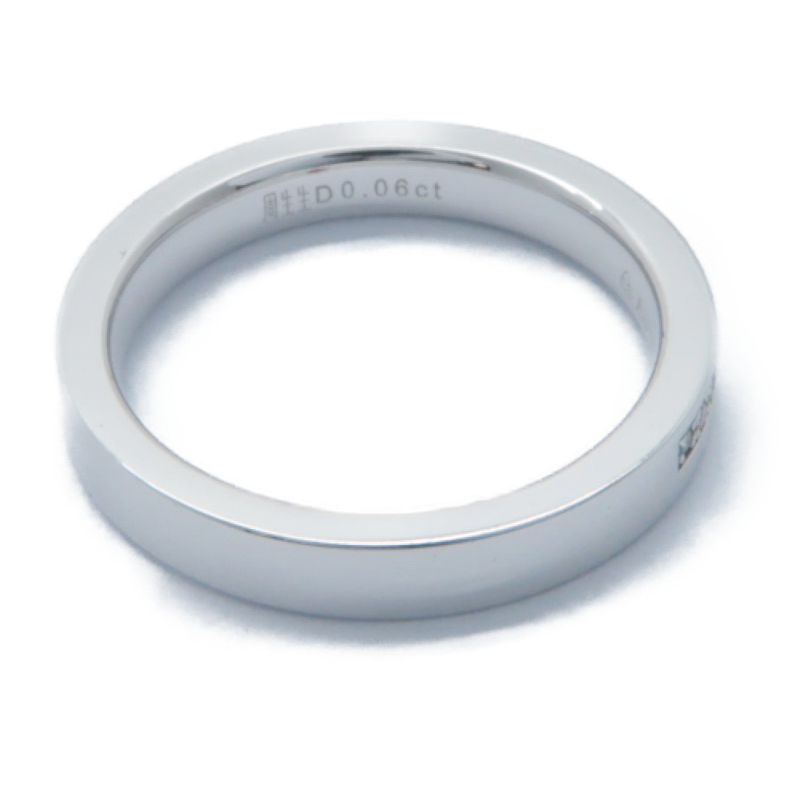 JEWELRY 【激減優惠】18K白金Diamond Ring 0.06ct鑽石戒指US#3.5