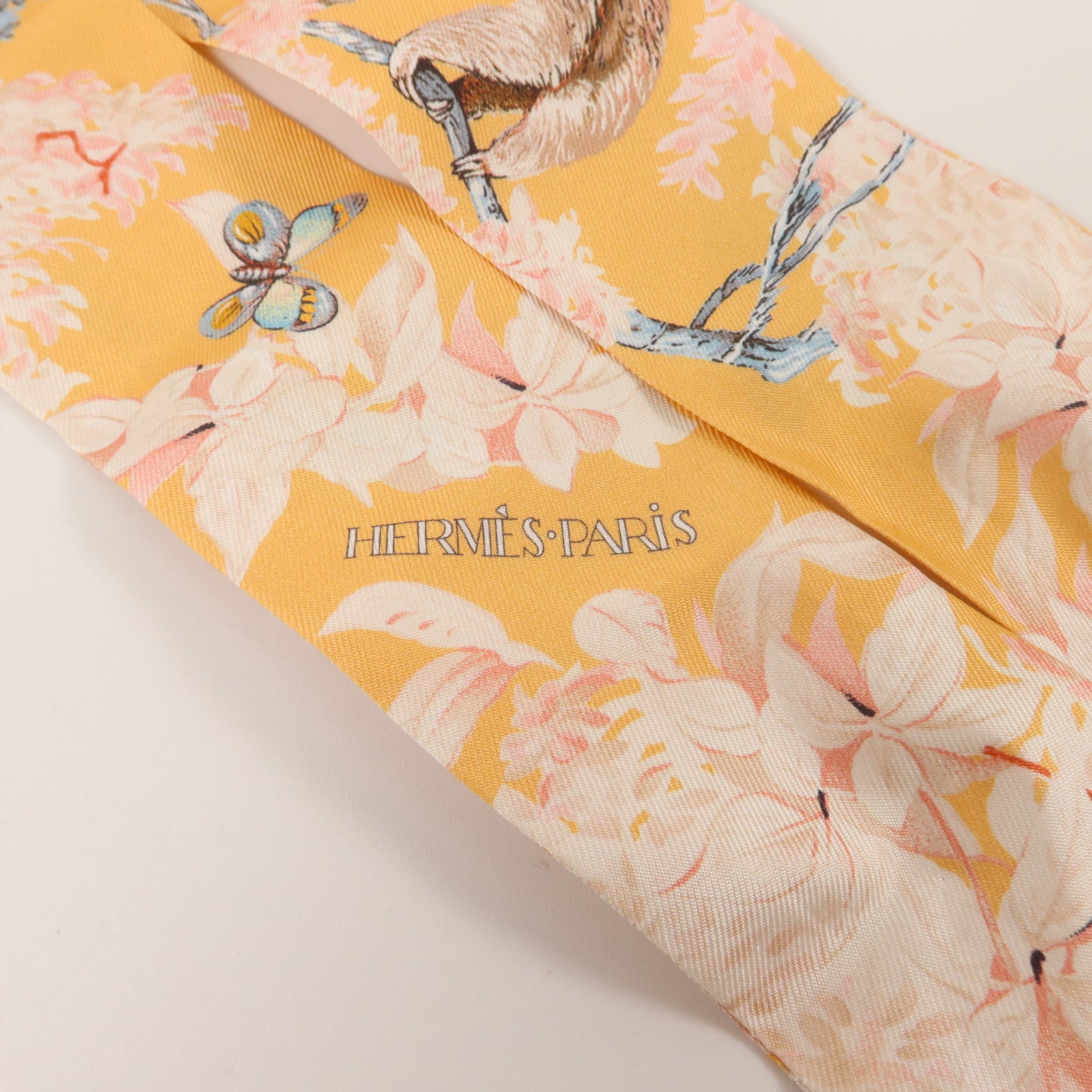 HERMES 絲質Twilly絲巾