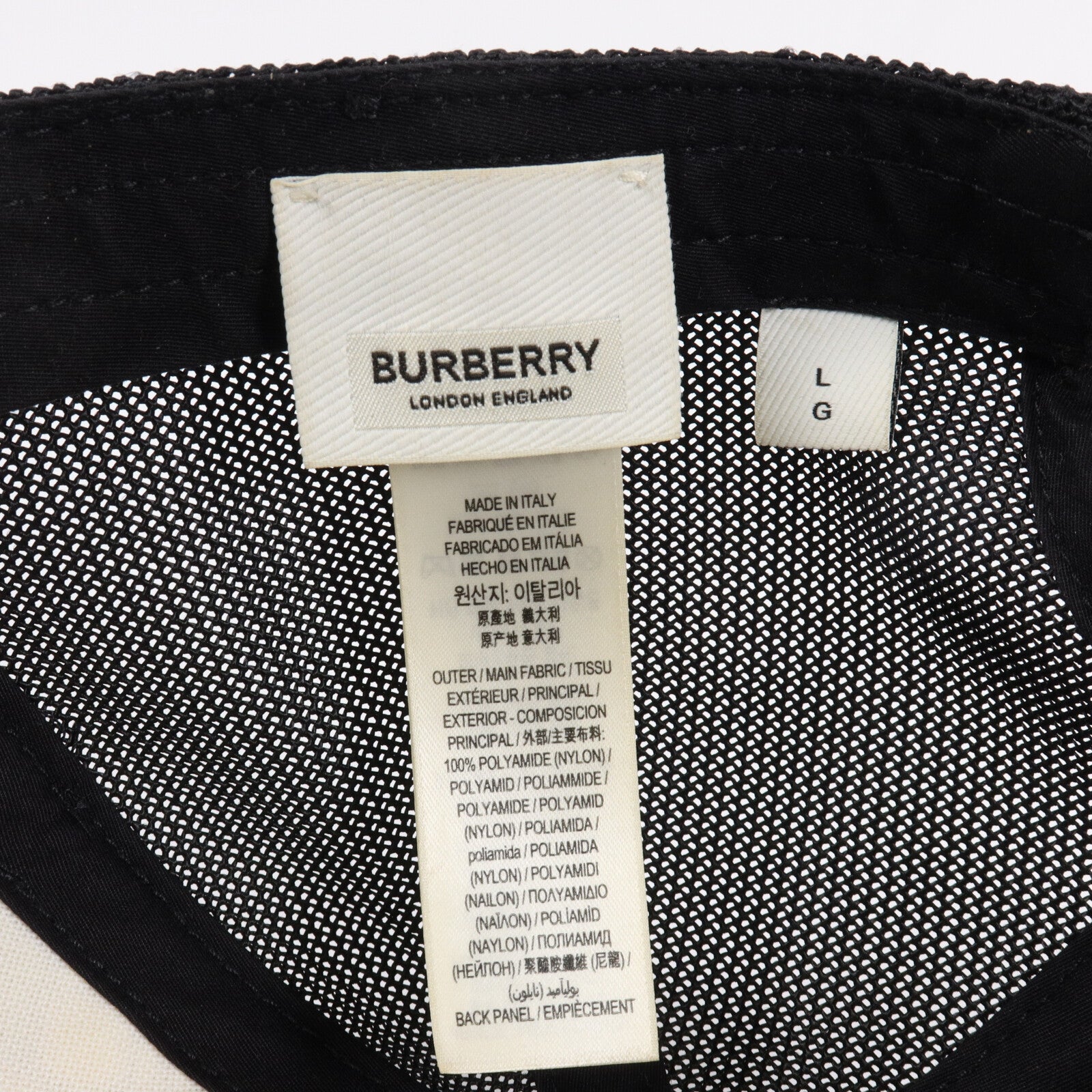 BURBERRY 尼龍Cap帽子