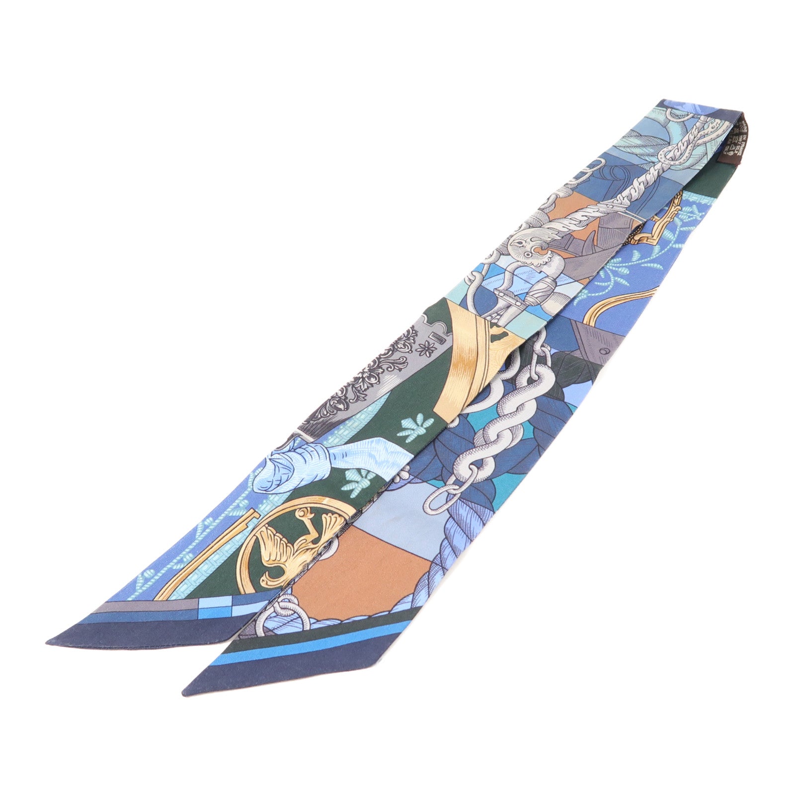 HERMES 絲質Twilly絲巾