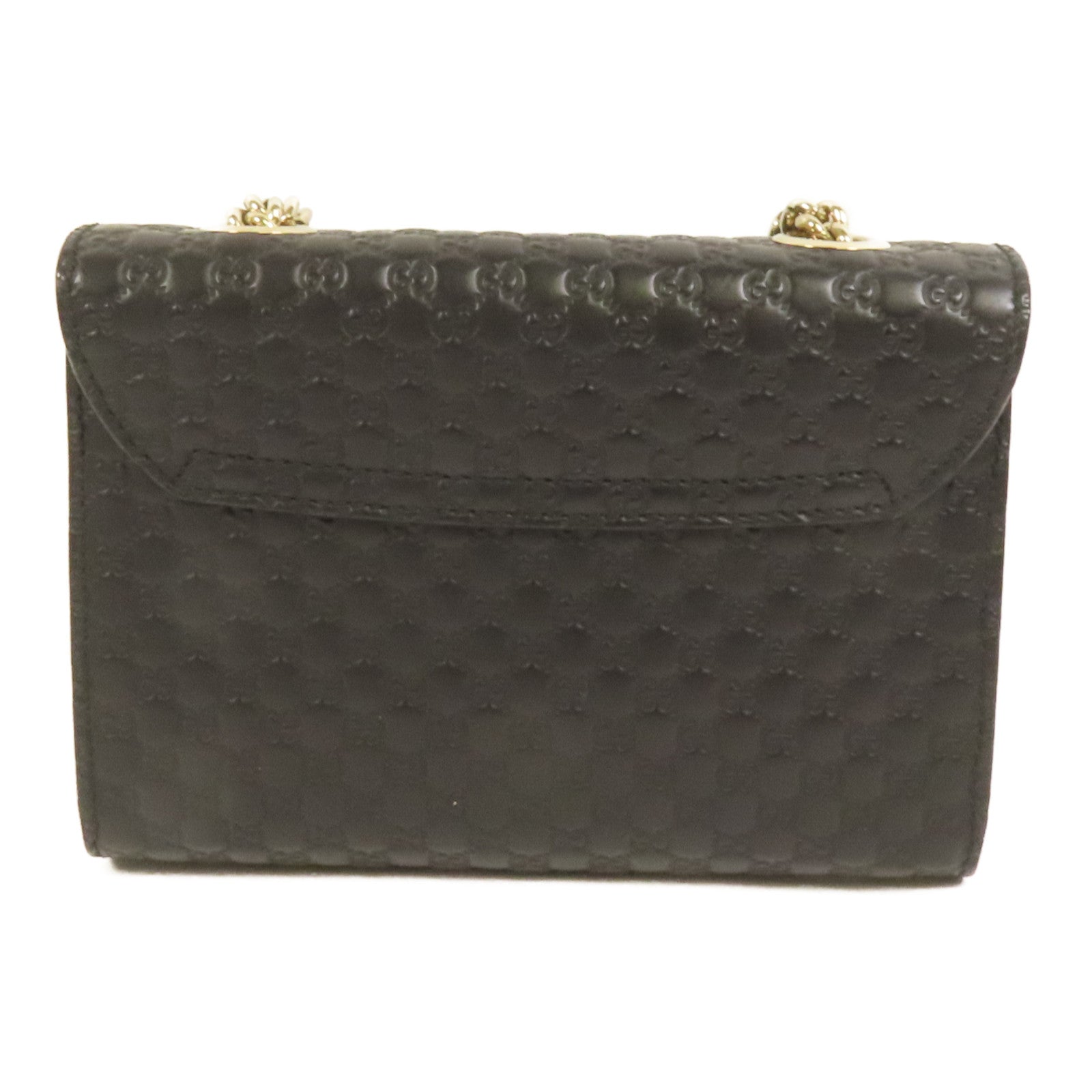 GUCCI 牛皮皮革Mini Emily金扣鏈帶肩背袋