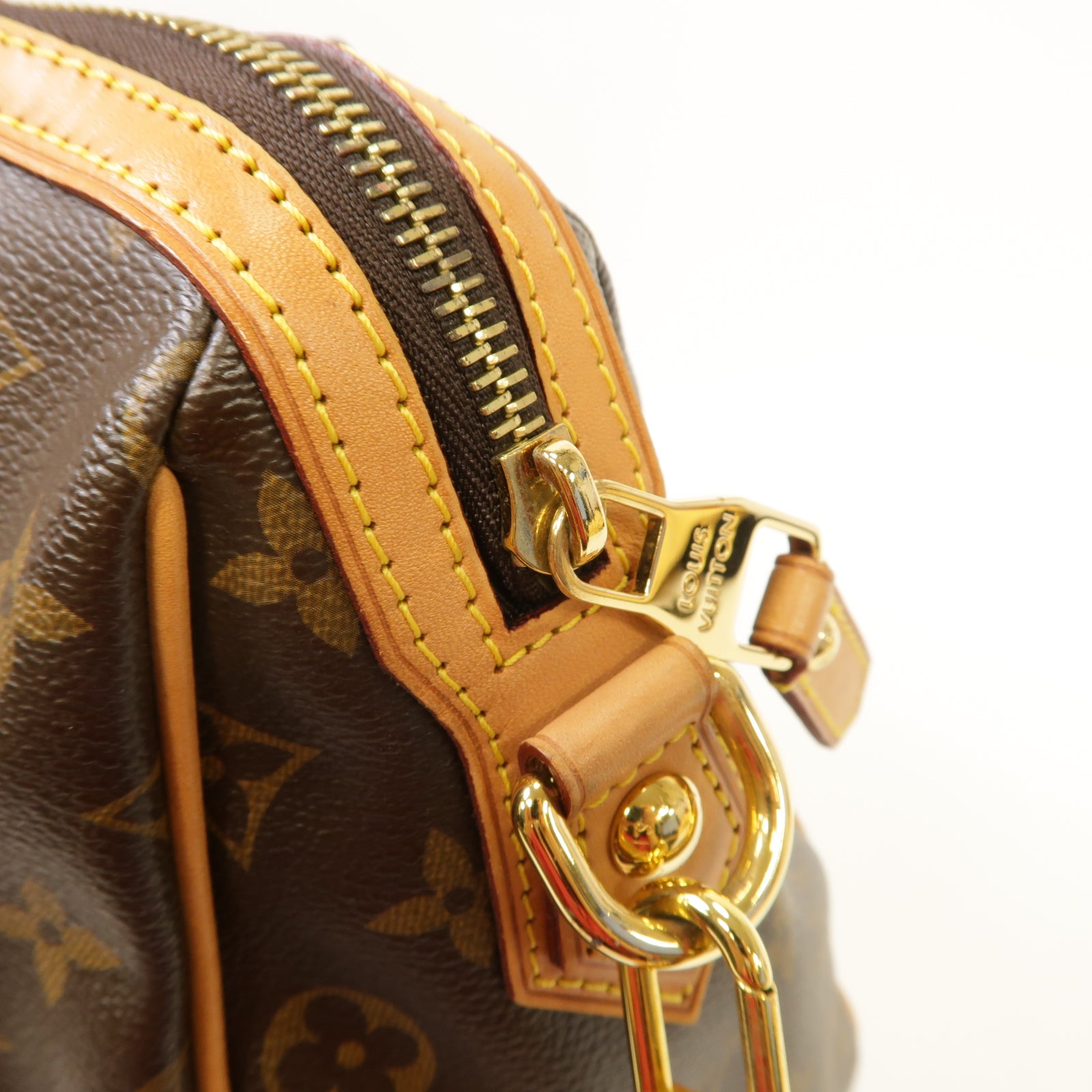 LOUIS VUITTON Monogram Retiro PM 2way Shoulder Bag金扣手挽肩背兩用袋啡色