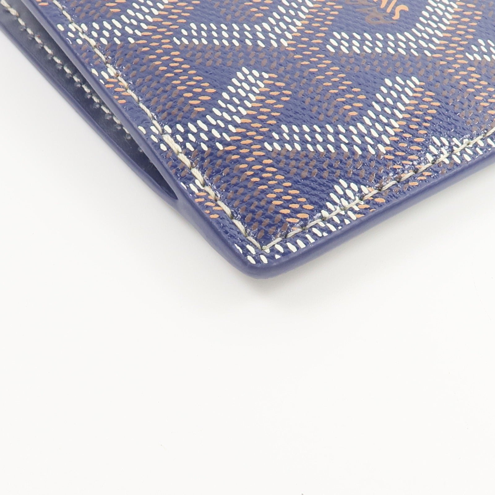 GOYARD 塗層帆布/牛皮皮革Bourbon Zipped卡片套