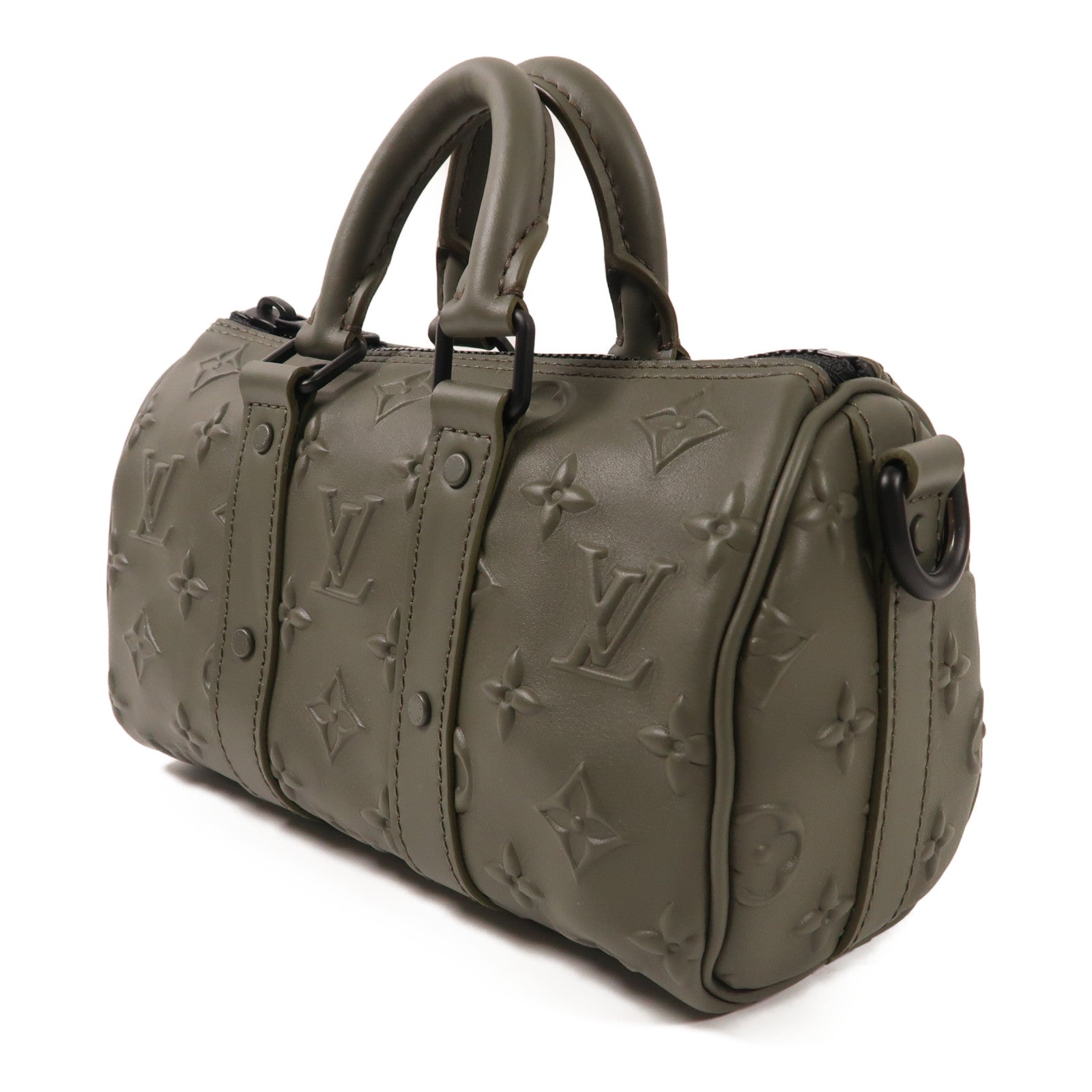 LOUIS VUITTON 牛皮皮革Keepall Xs手挽肩背兩用袋