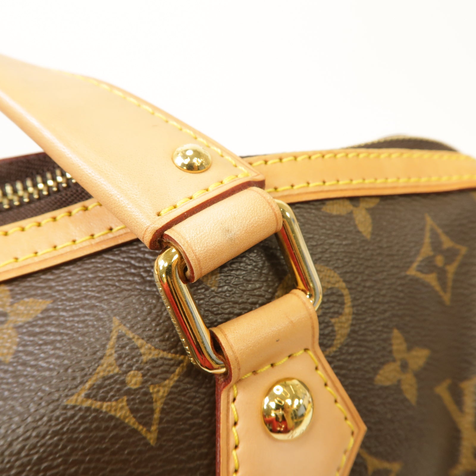 LOUIS VUITTON Monogram Retiro PM 2way Shoulder Bag金扣手挽肩背兩用袋啡色