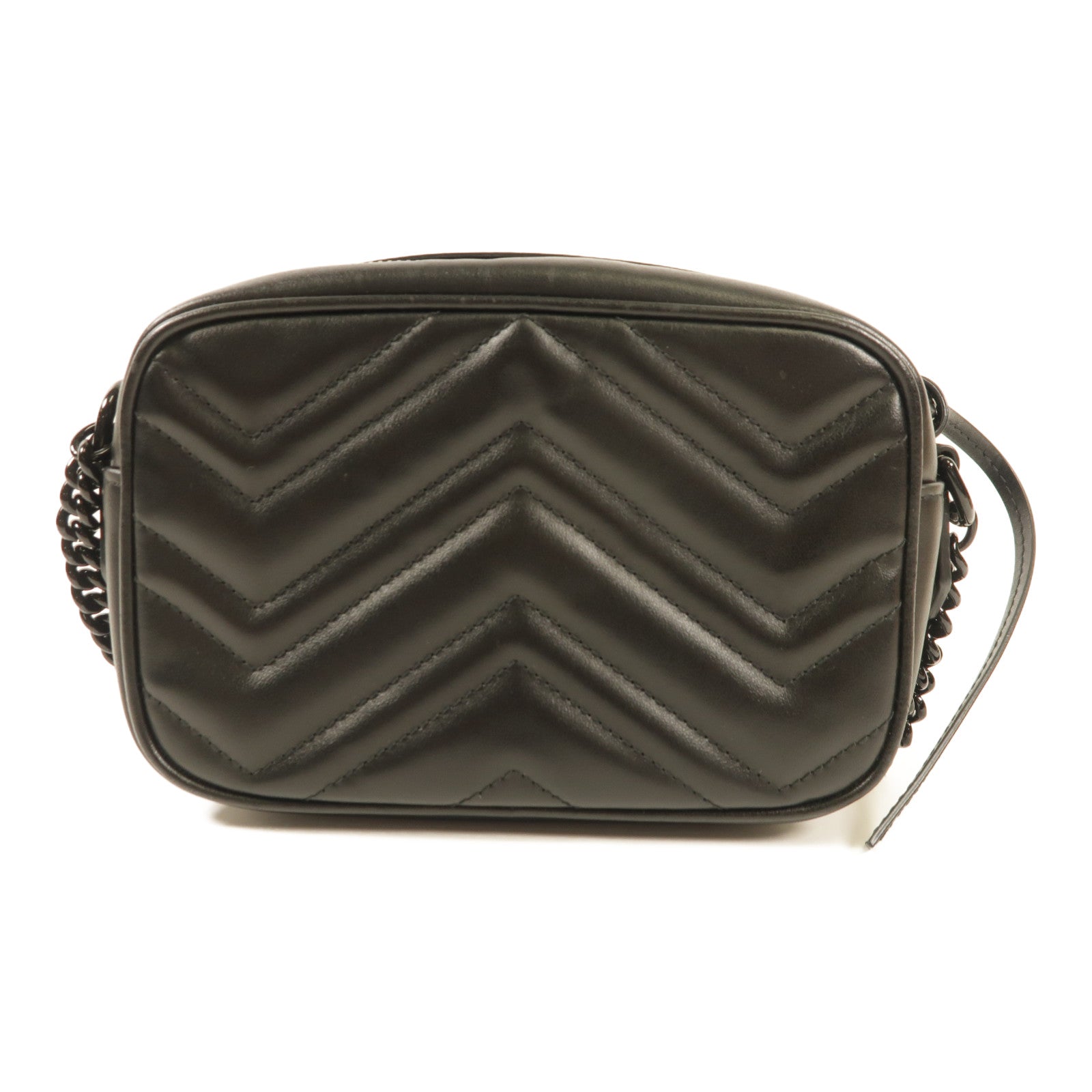 GUCCI 【激減優惠】牛皮皮革GG Marmont Mini肩背袋