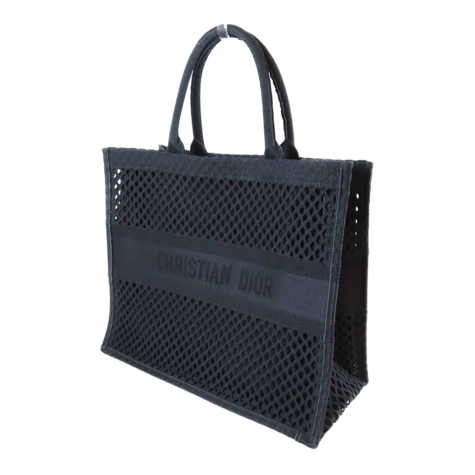 Dior **【激減優惠】帆布Book Tote金扣肩背袋黑色
